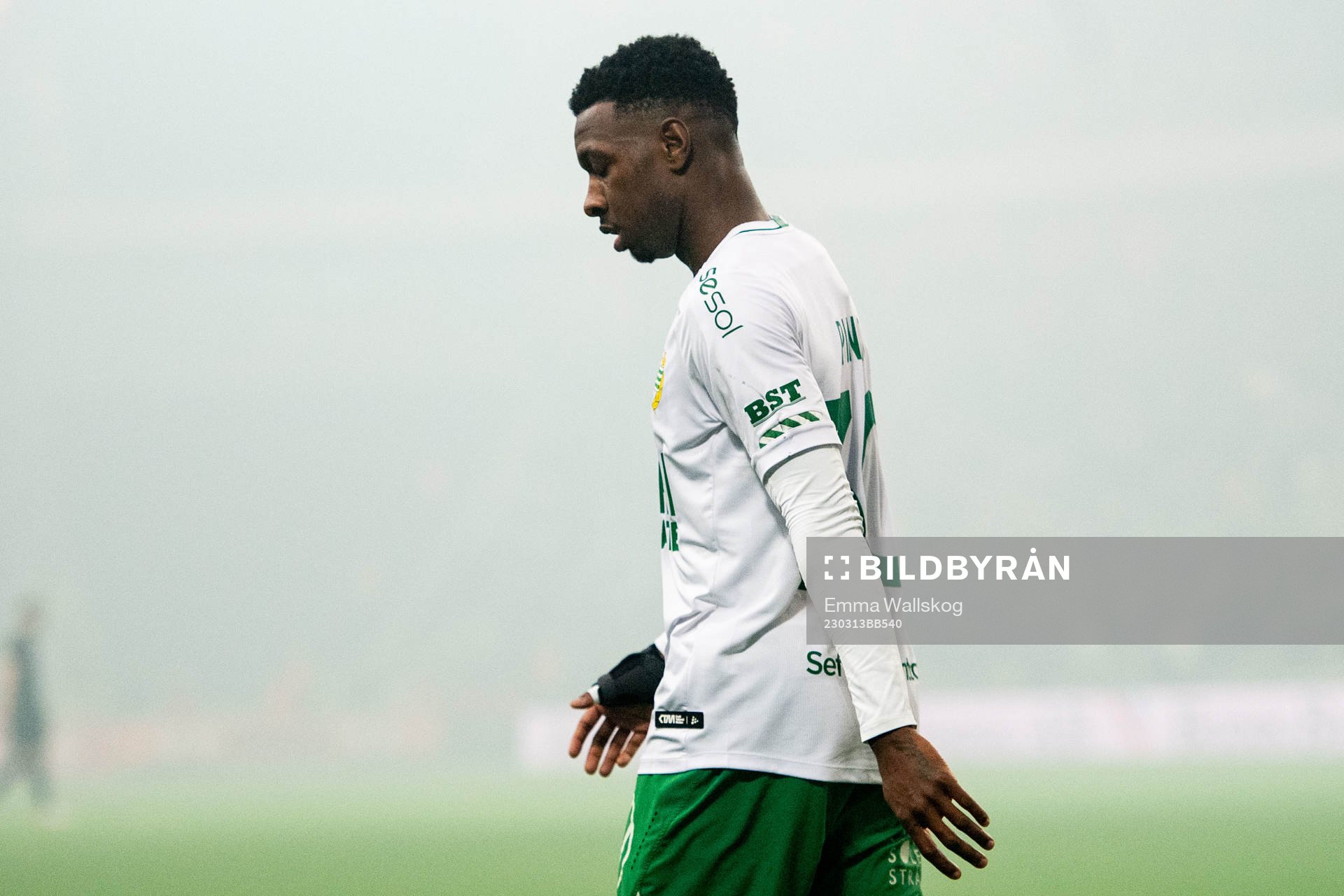 Hammarbys Shaquille Pinas deppar