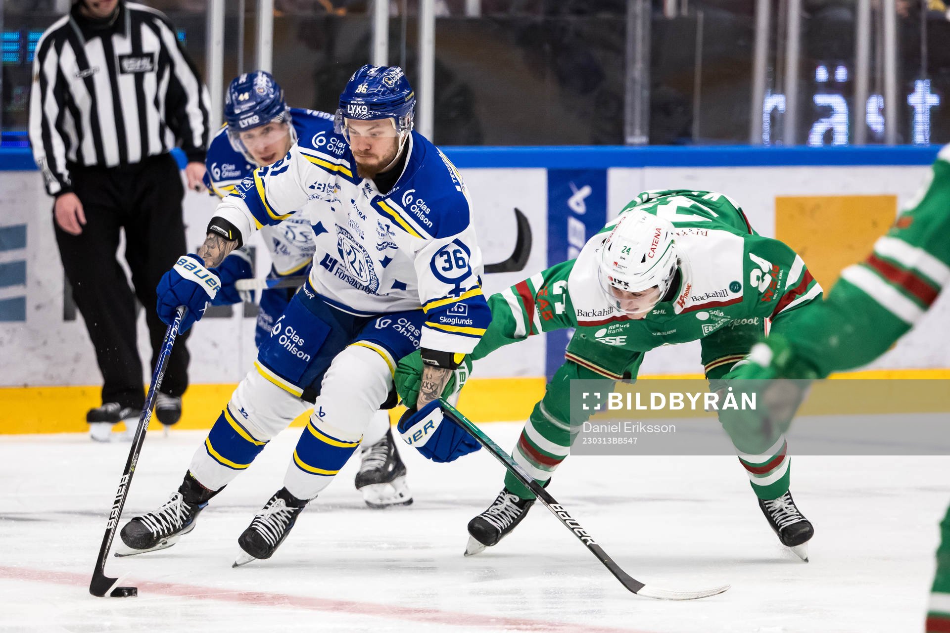 Leksands Lucas Elvenes och Rögles Marco Kasper