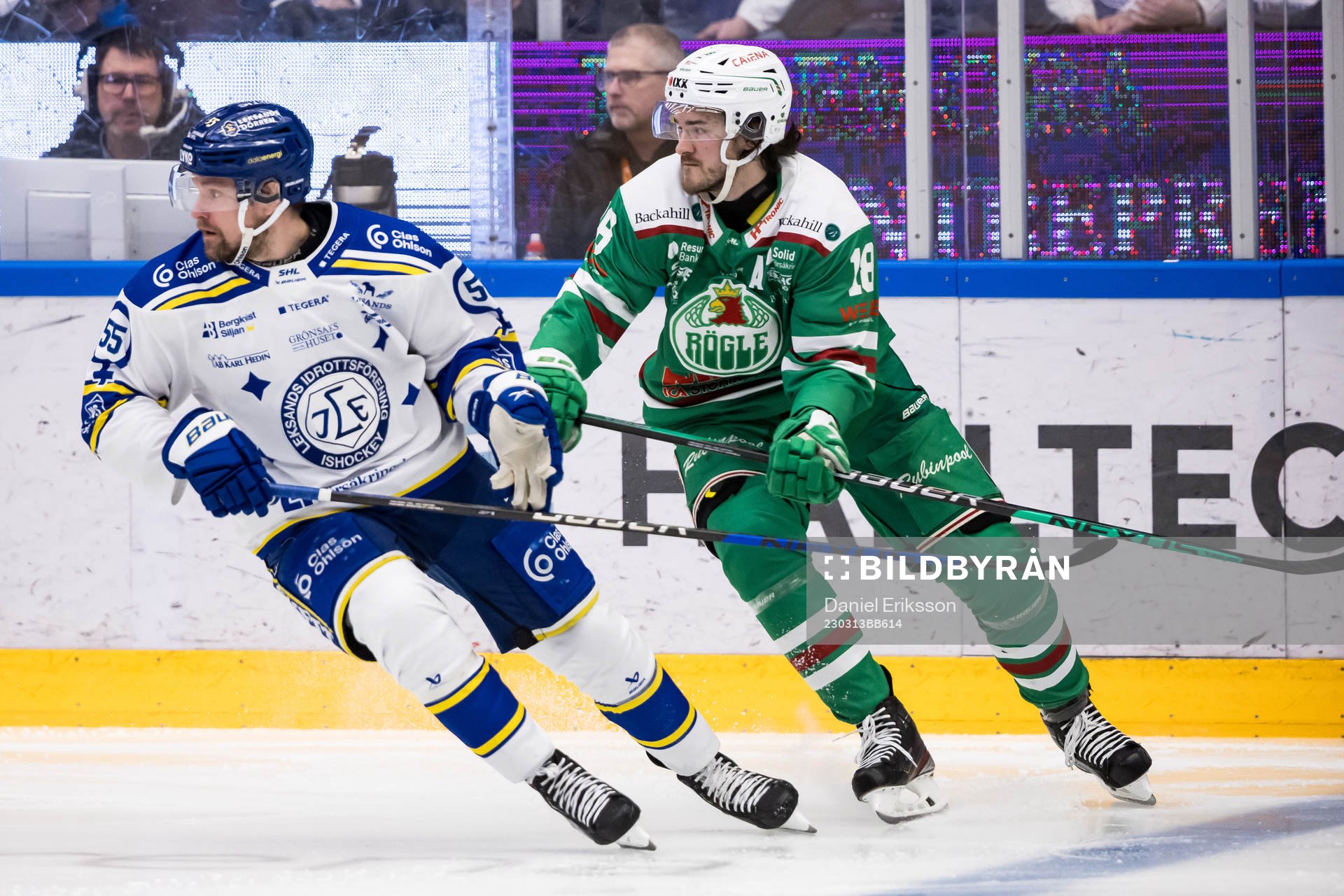 Leksands Jonas Ahnelöv och Rögles Dennis Everberg