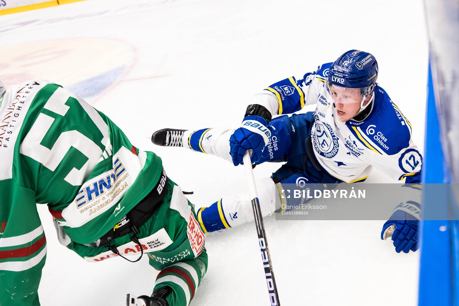 Rögles Vojtech Mozik och Leksands Kalle Östman