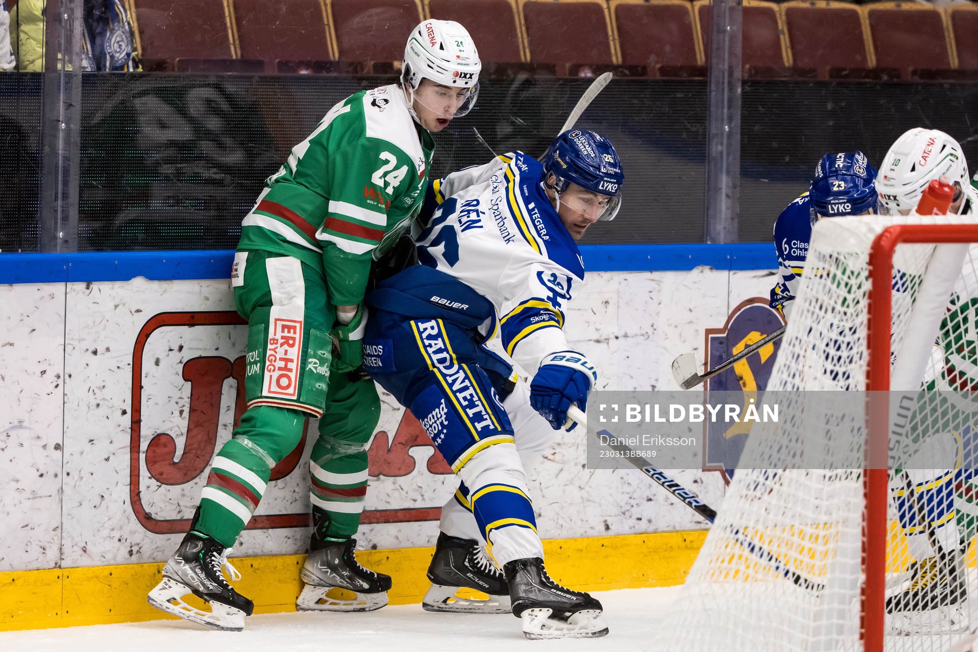 Rögles Marco Kasper och Leksands Patrik Noren