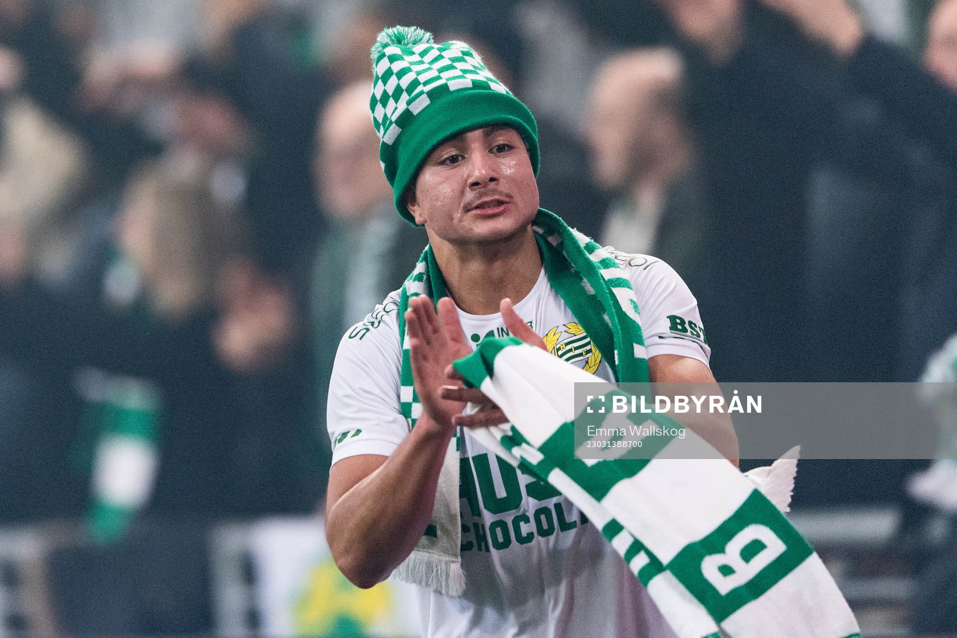 Hammarbys Jusef Erabi  jublar