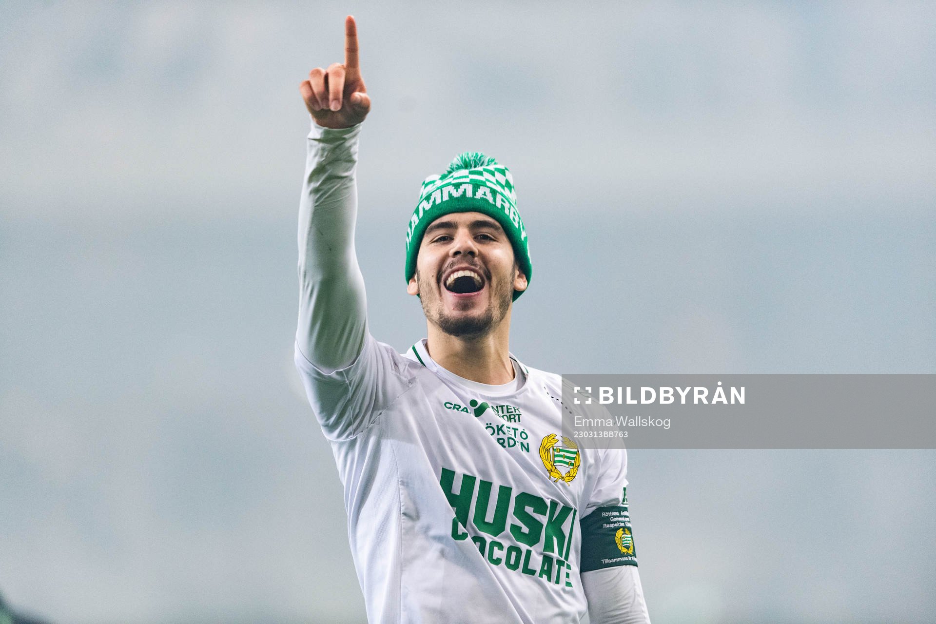 Hammarbys Edvin Kurtulus jublar