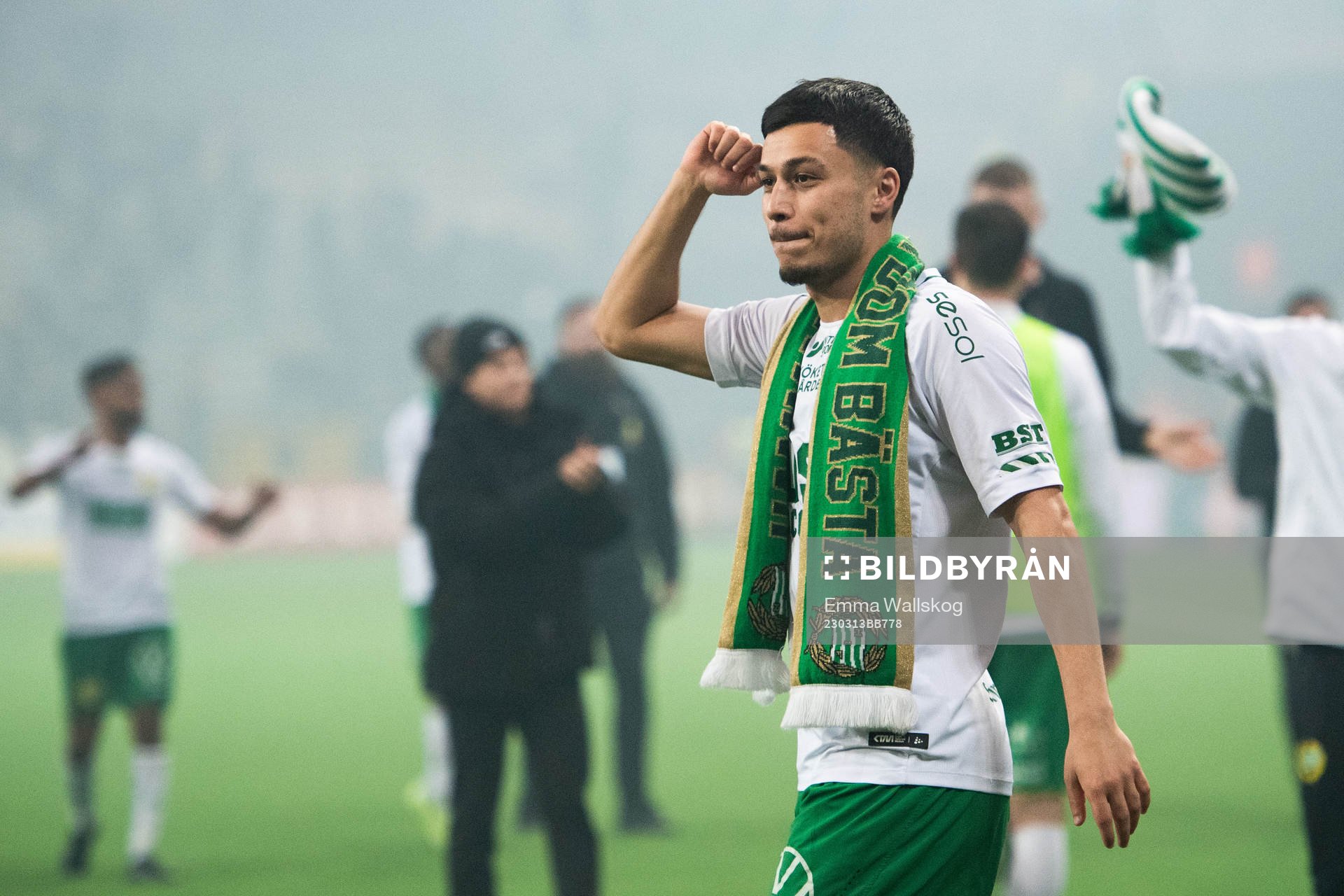 Hammarbys Alper Demirol jublar