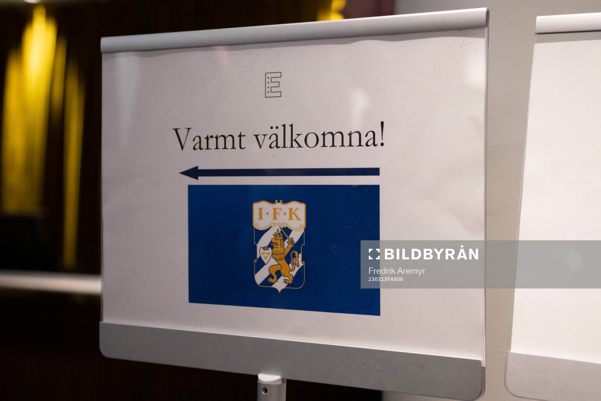 en skylt