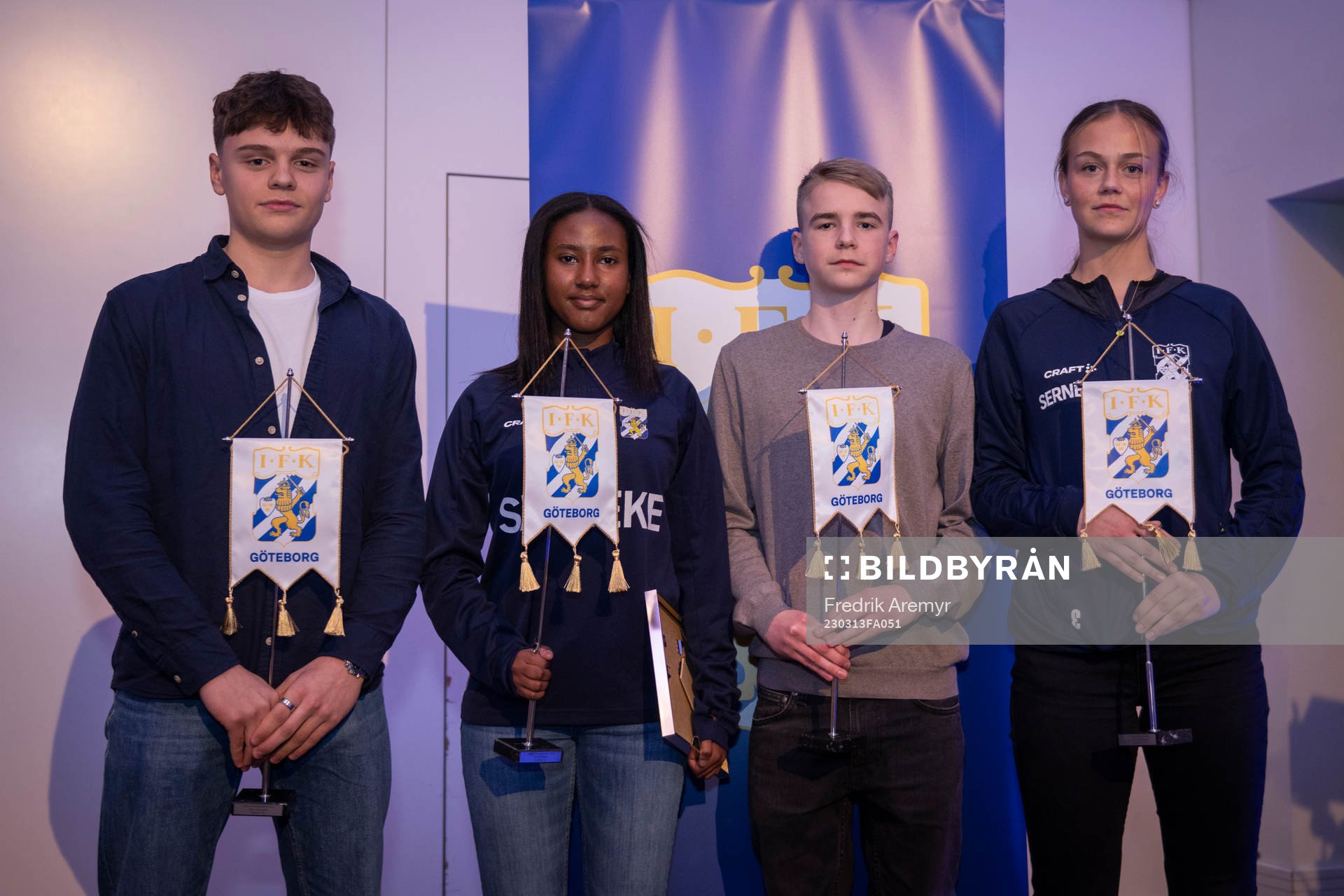 pristagare, Linus Dahlgren, Saron Berhe, Wilmer Henriksson