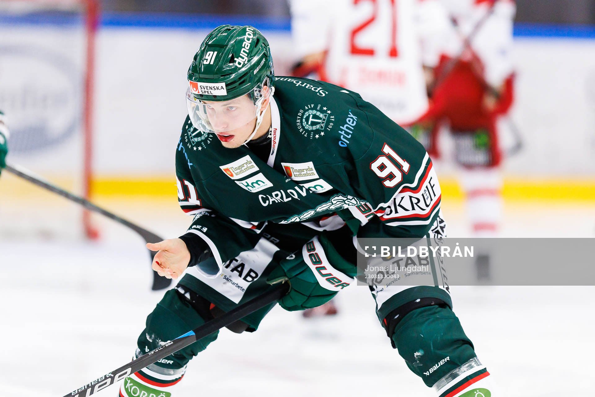 Tingsryds Anton Lundmark blöder