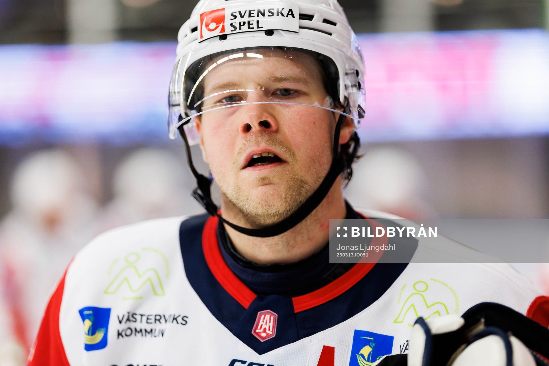 Västerviks Victor Öhman jublar