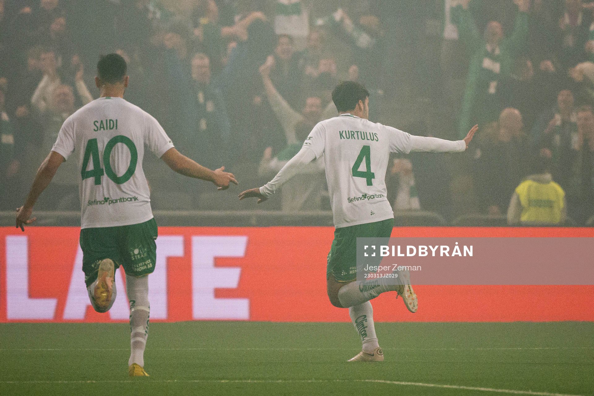 Hammarbys Edvin Kurtulus jublar