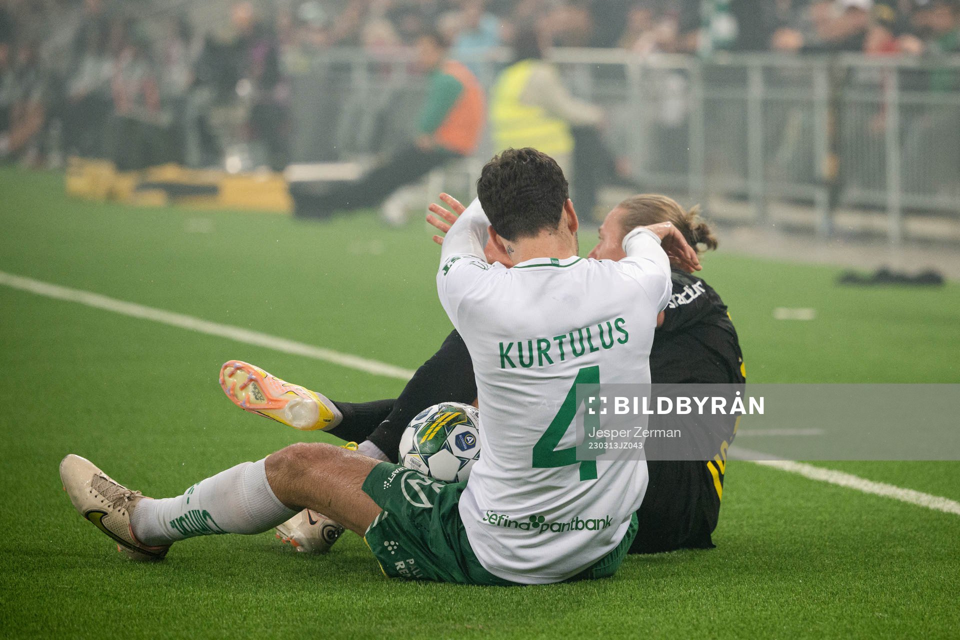 Hammarbys Edvin Kurtulus och AIKs Viktor Fischer