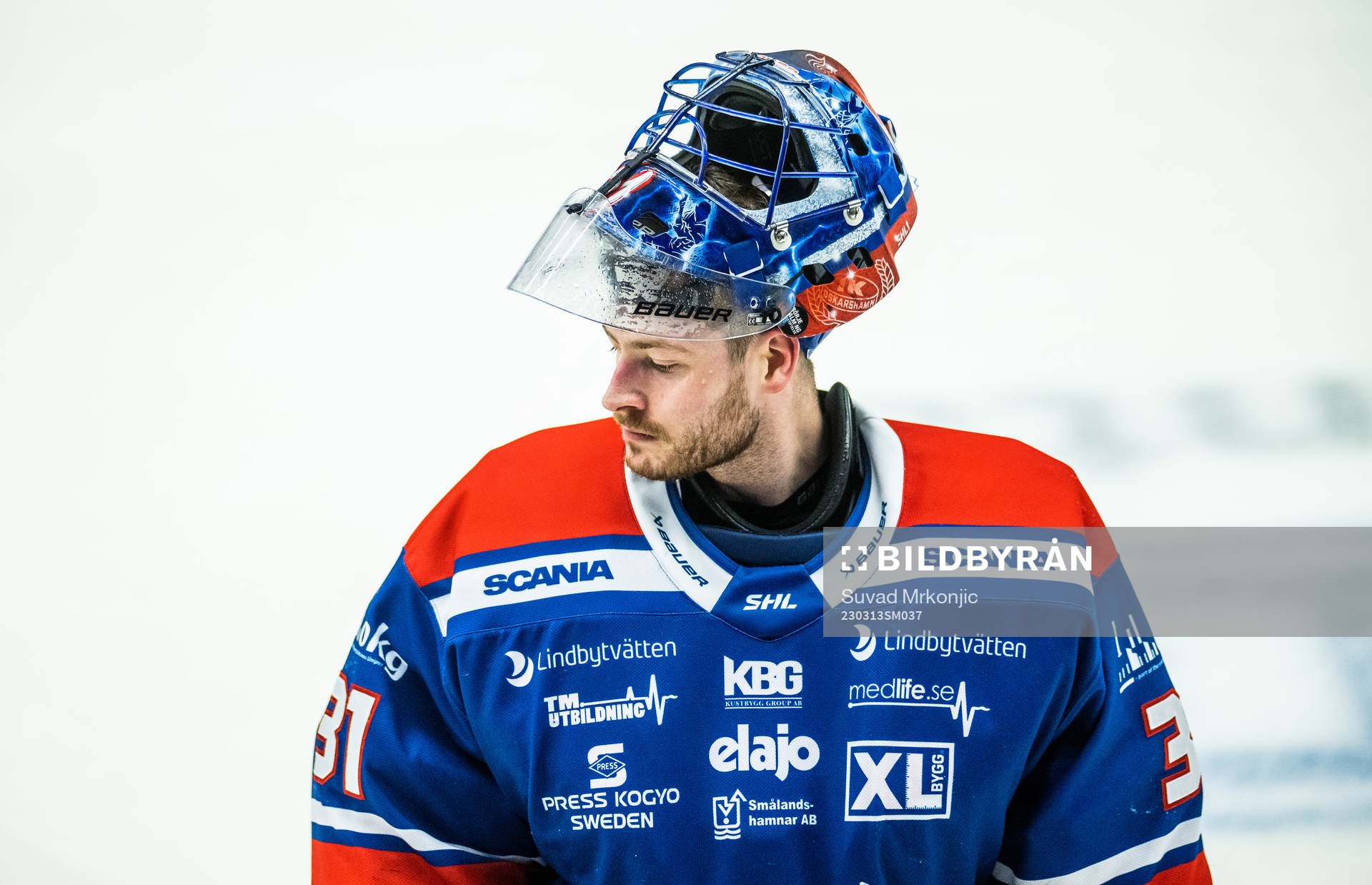 Oskarshamns målvakt Tim Juel