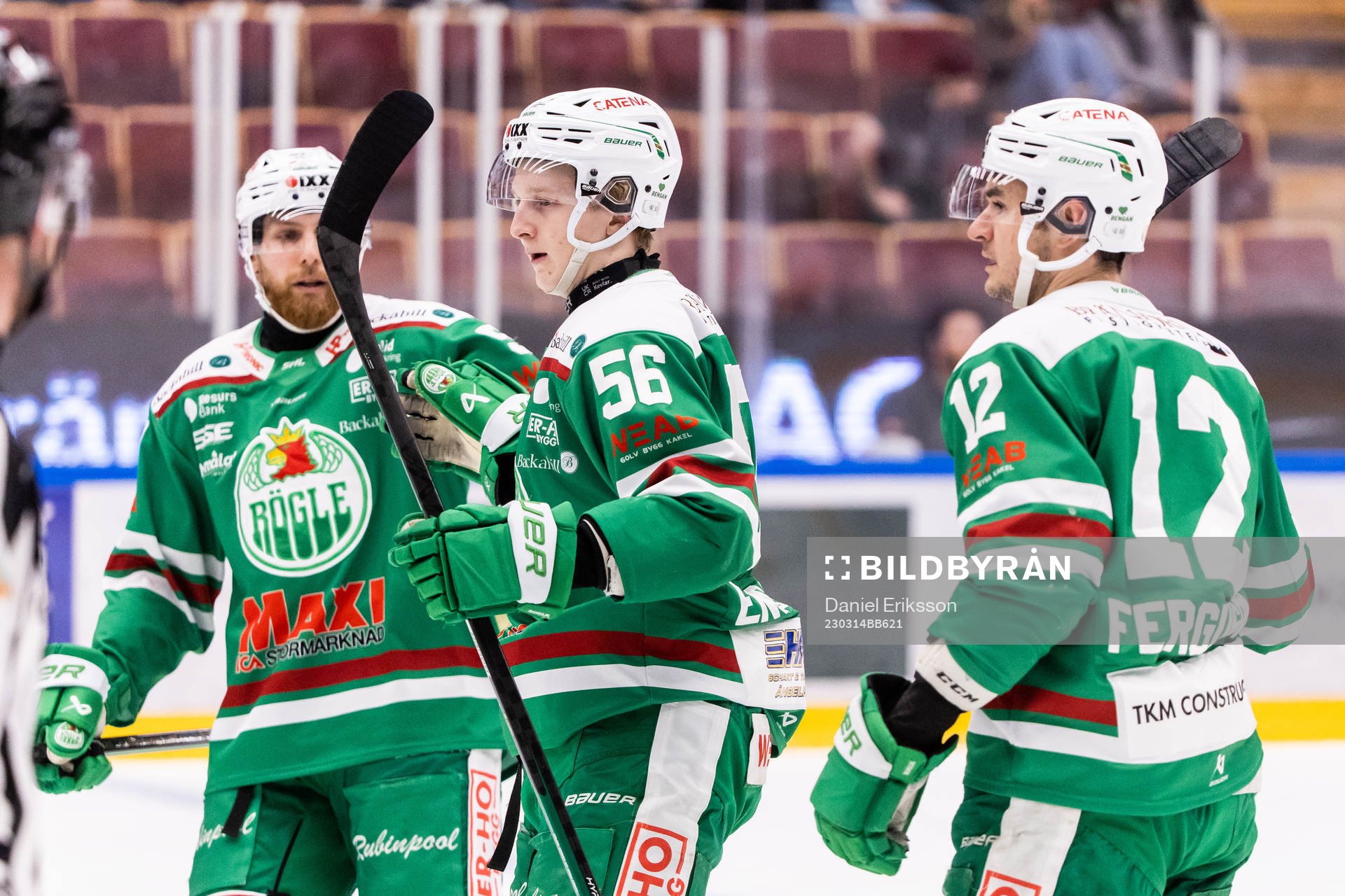 Rögles Adam Engström jublar