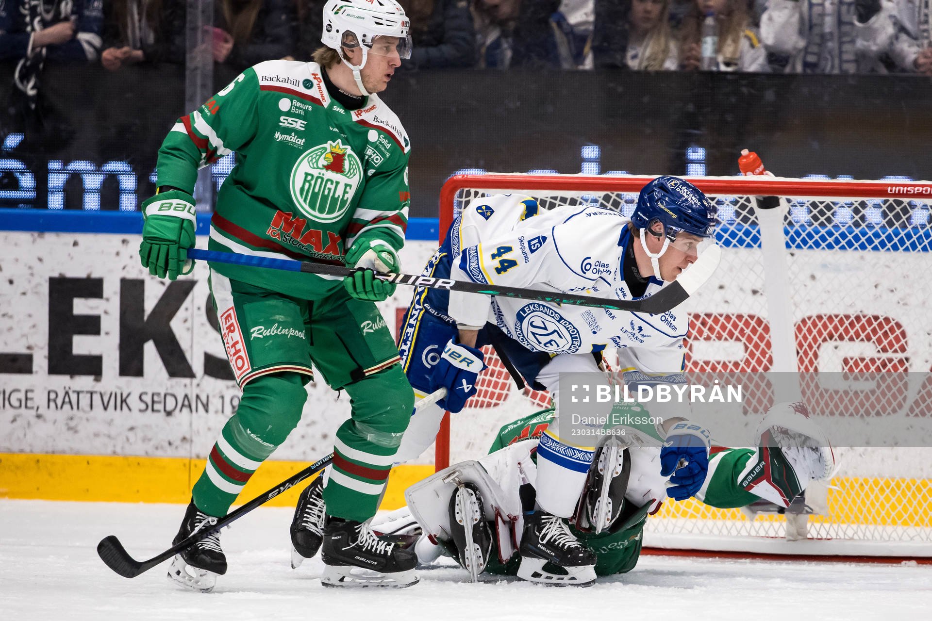 Rögles Tony Sund och Leksands Carter Ashton
