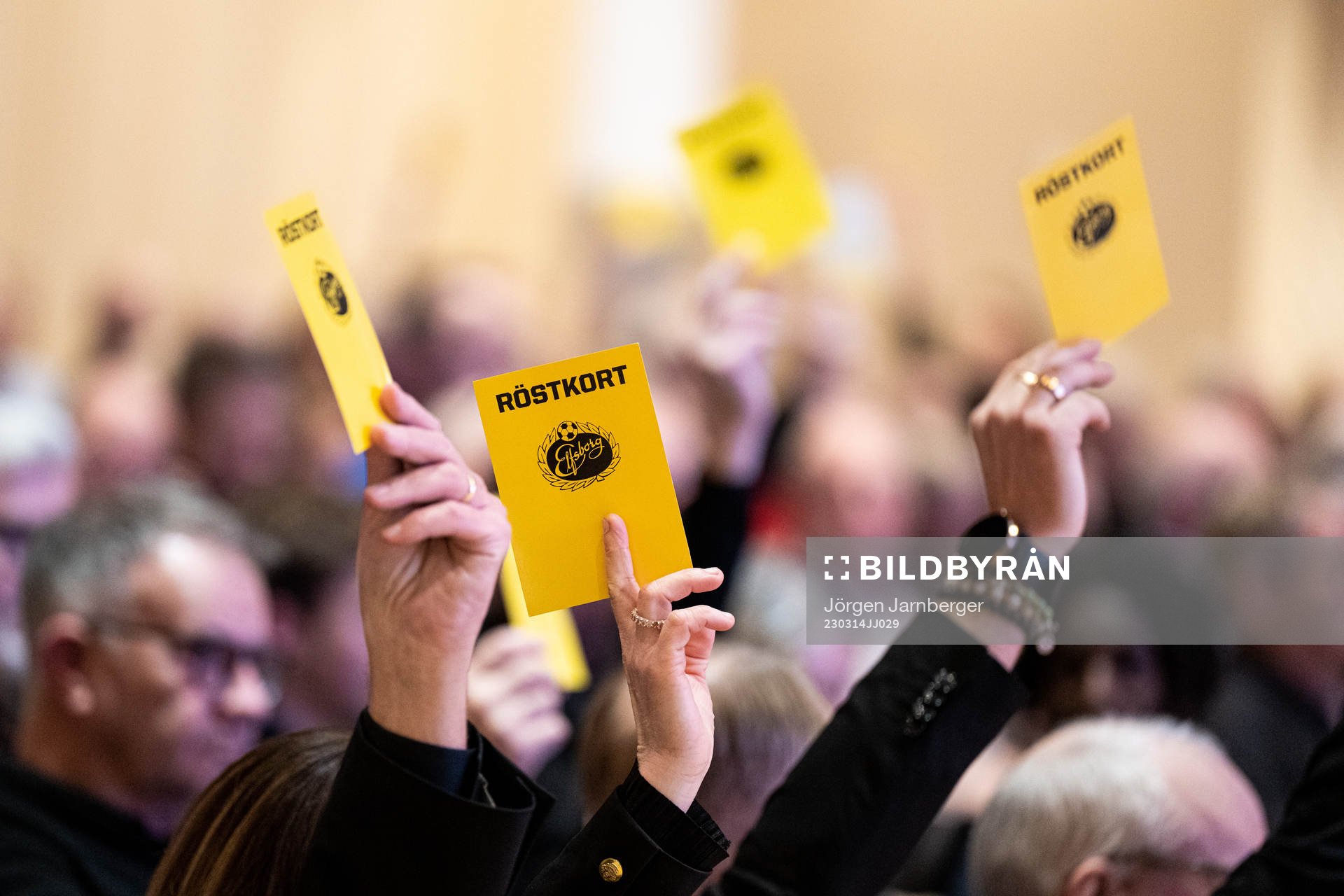Röstkort i omröstning om medlemsavgifter för 2024