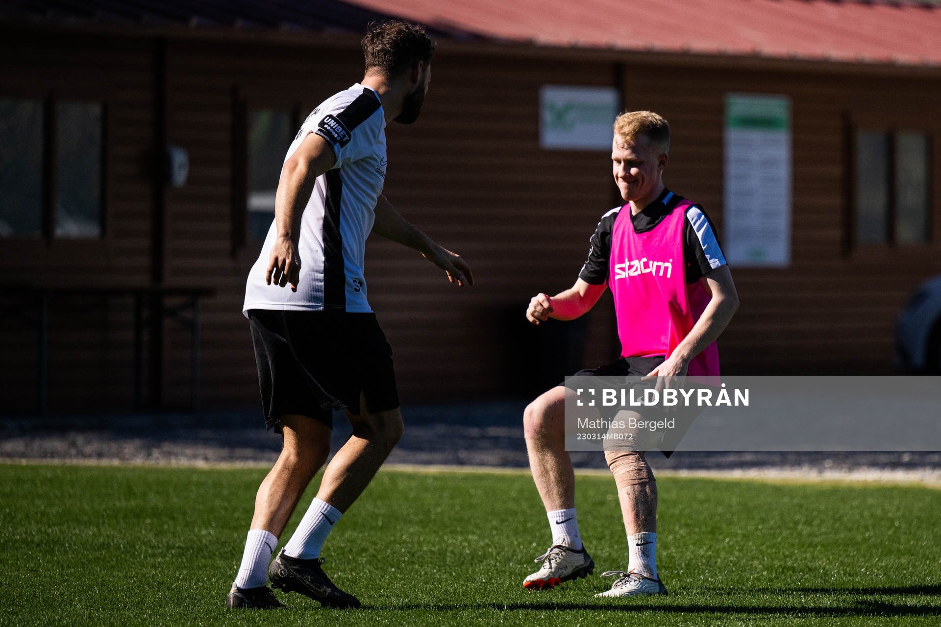 fystränare Sebastian Ceder och David Edvardsson
