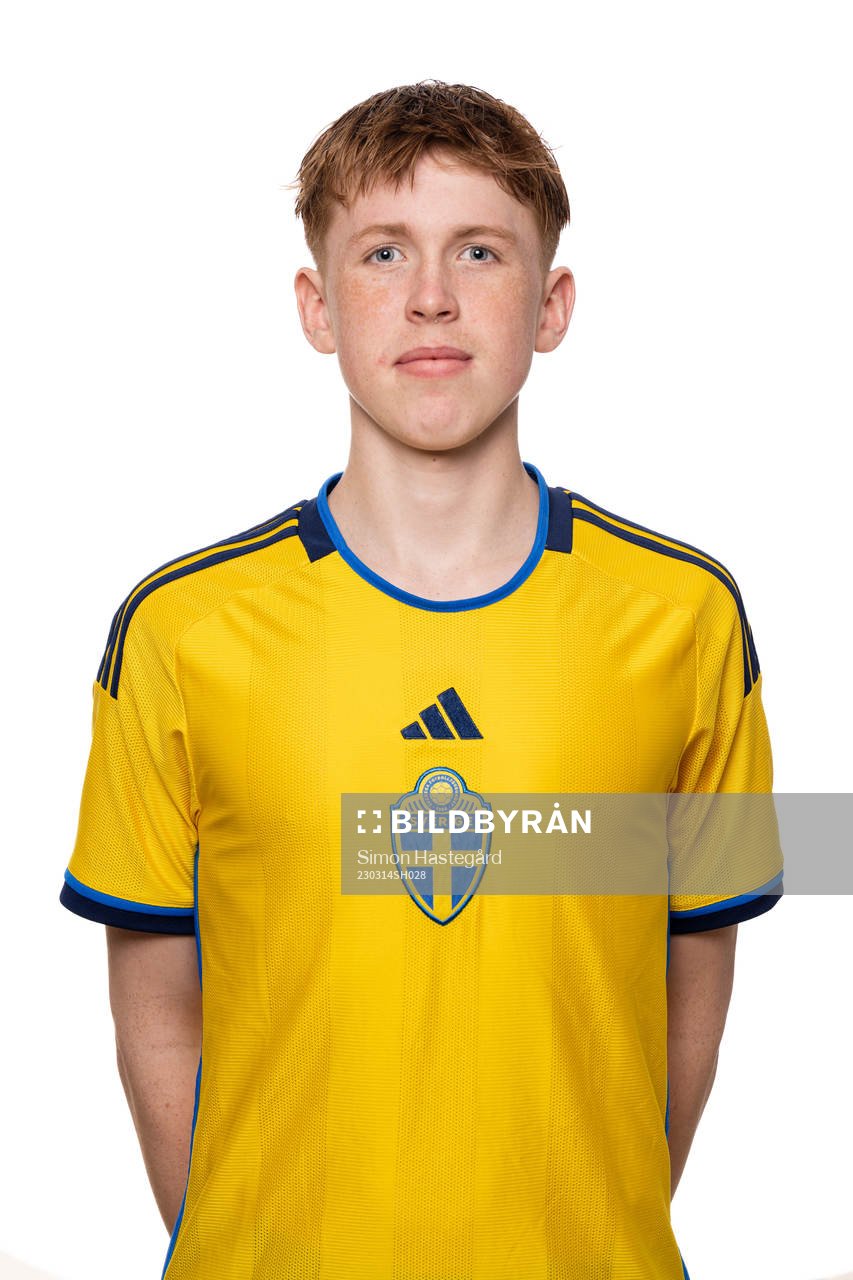 Viktor Erlandsson Vilstrup i P16-landslaget