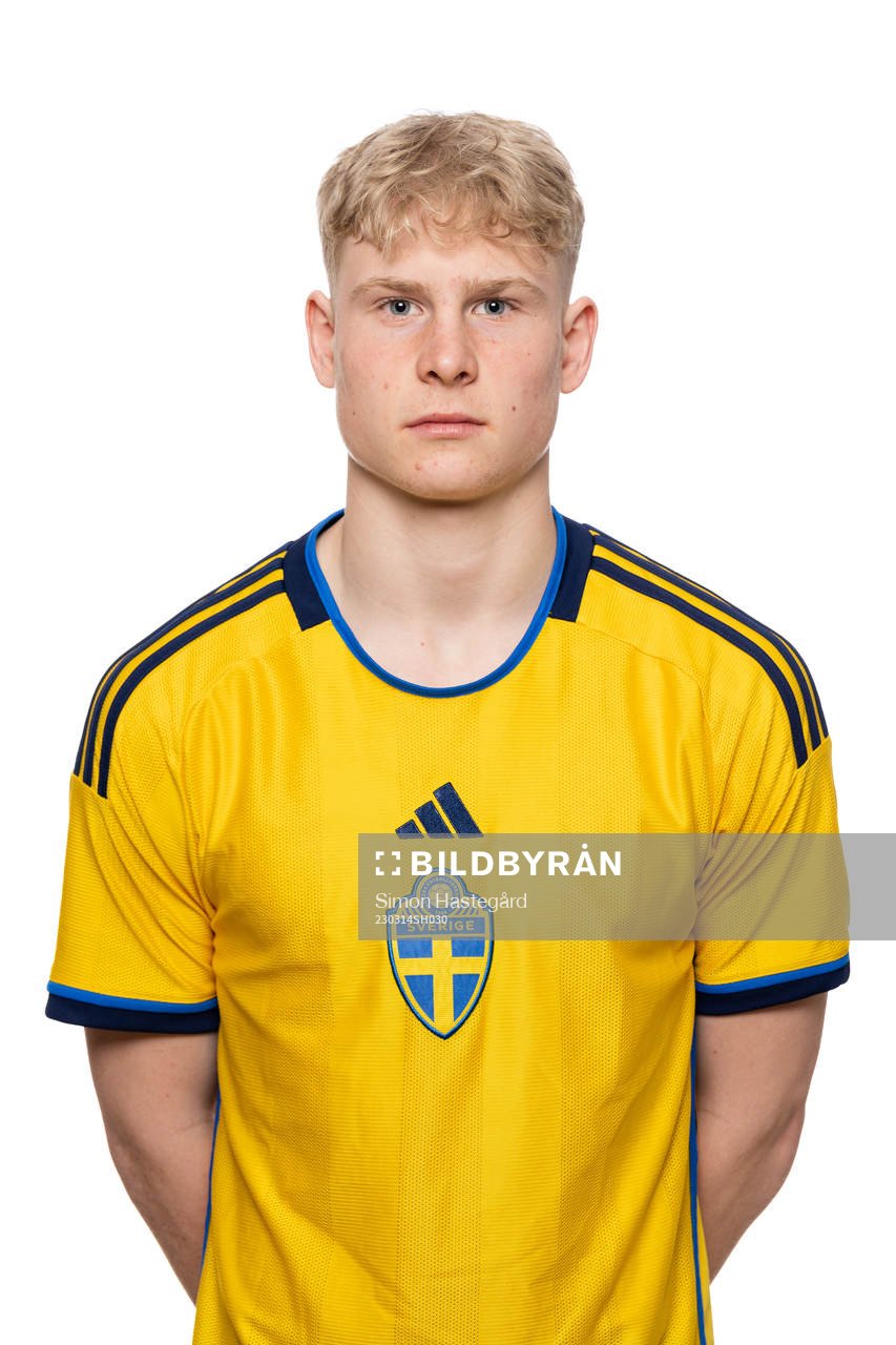Fabian Björklund i P16-landslaget