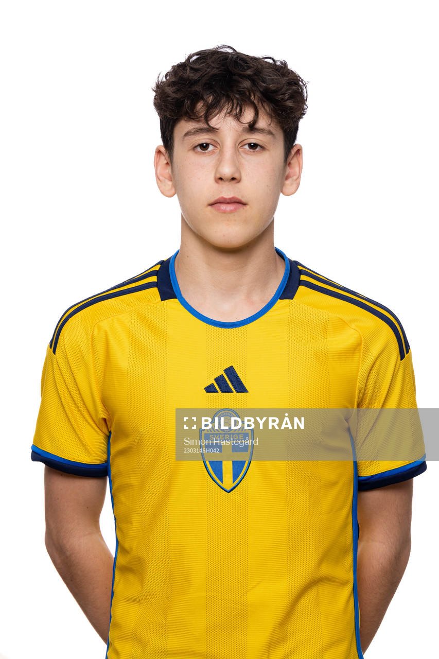 Malte Ljungkull i P16-landslaget