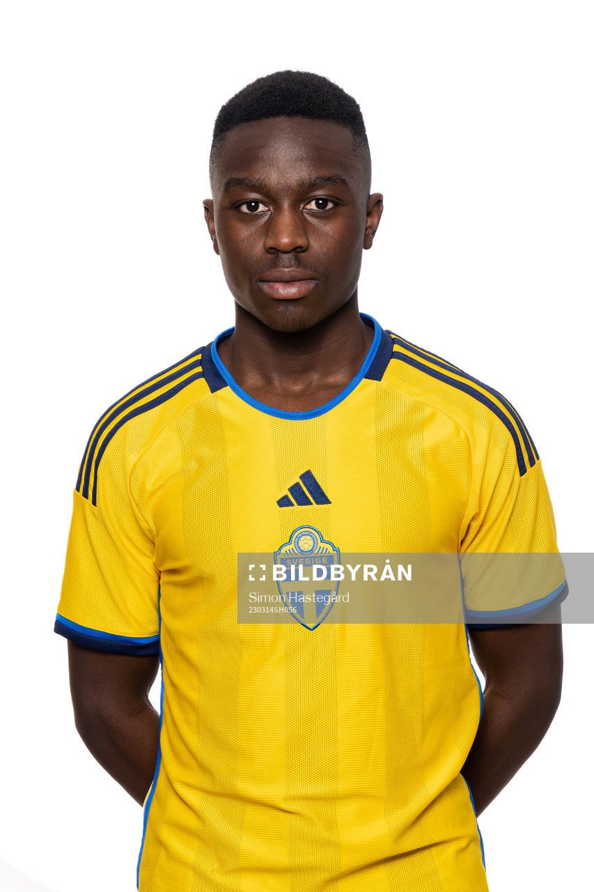 Genesis antwi  i P16-landslaget poserar för porträtt den 14 mars 2023 i Stockholm. 