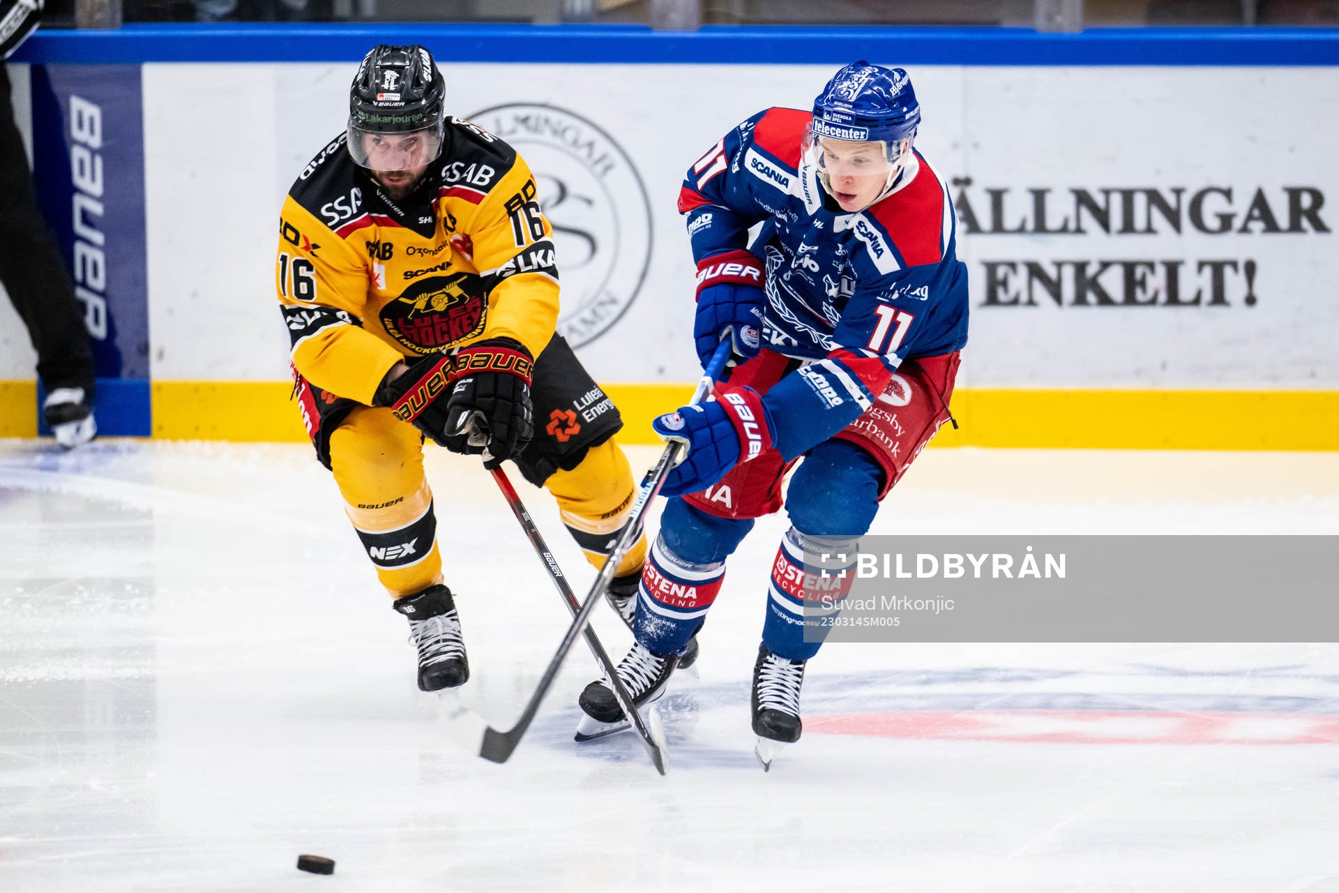 Luleås Niklas Olausson och Oskarshamns Antti Suomela