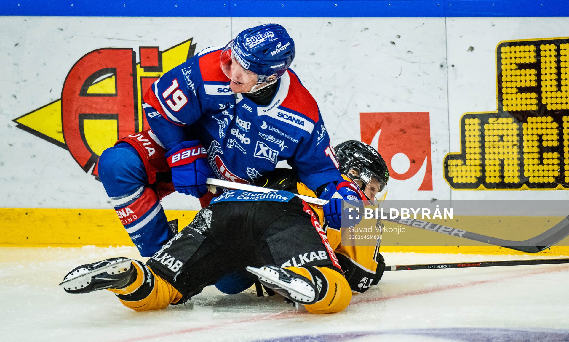 Oskarshamns Hampus Plato mot Luleås Einar Emanuelsson