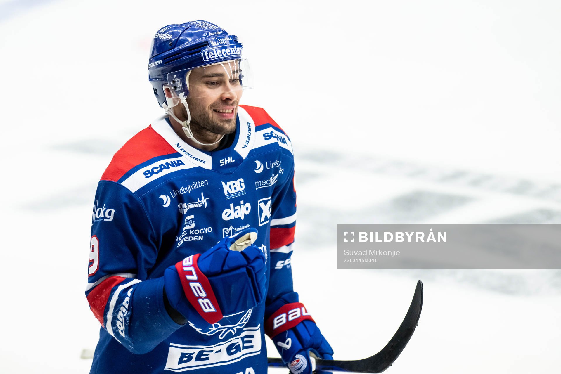 Oskarshamns Ahti Oksanen jublar
