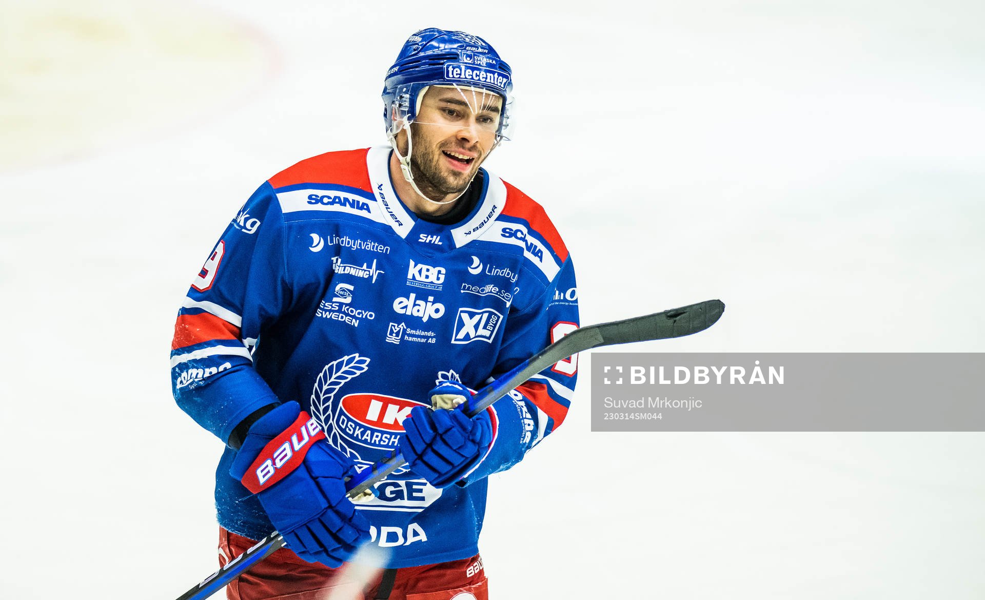 Oskarshamns Ahti Oksanen jublar