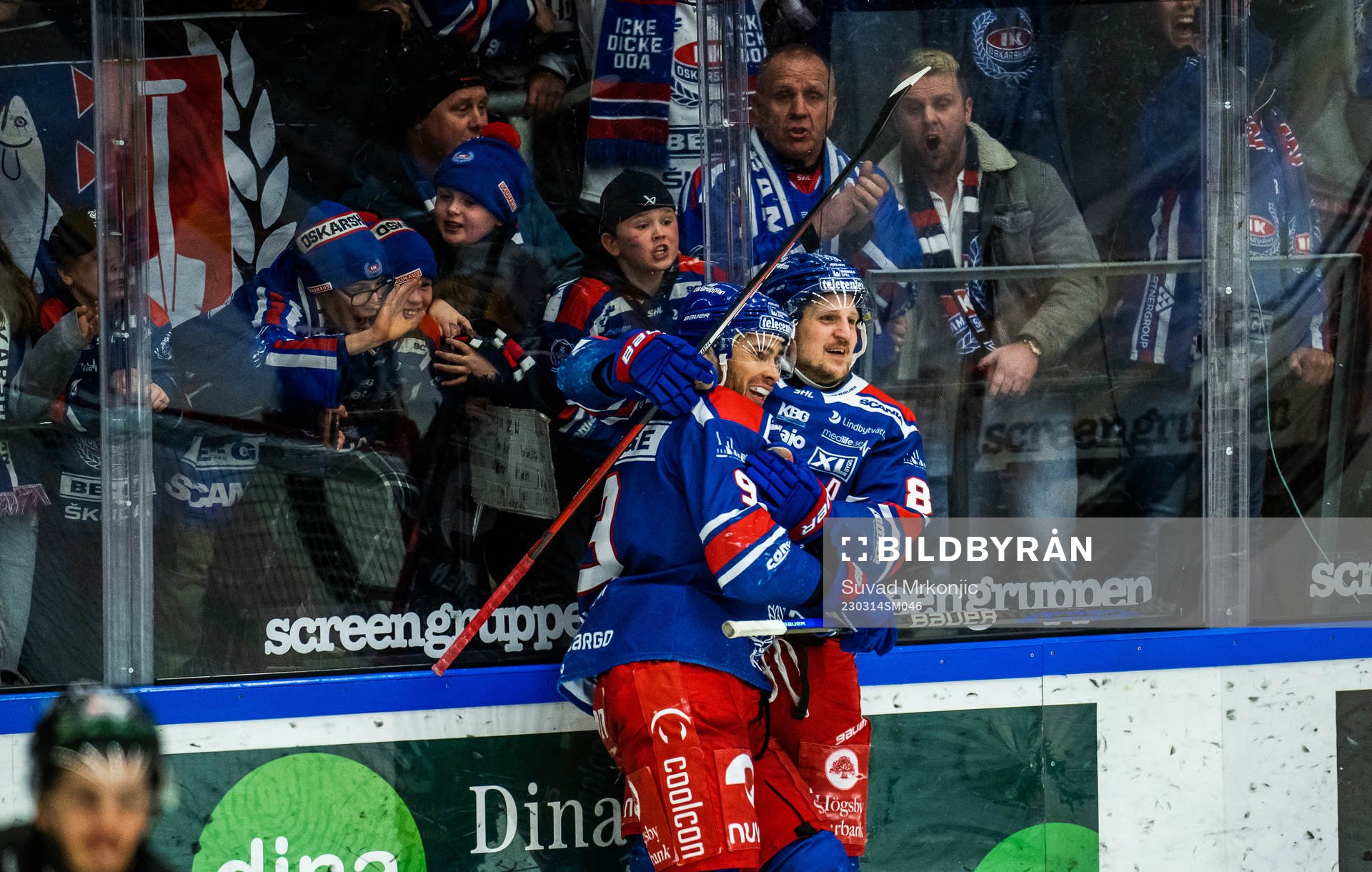 Oskarshamns Ahti Oksanen jublar