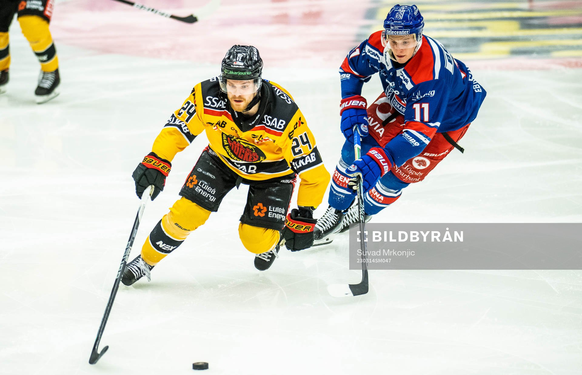 Luleås Brendan Shinnimin och Oskarshamns Antti Suomela