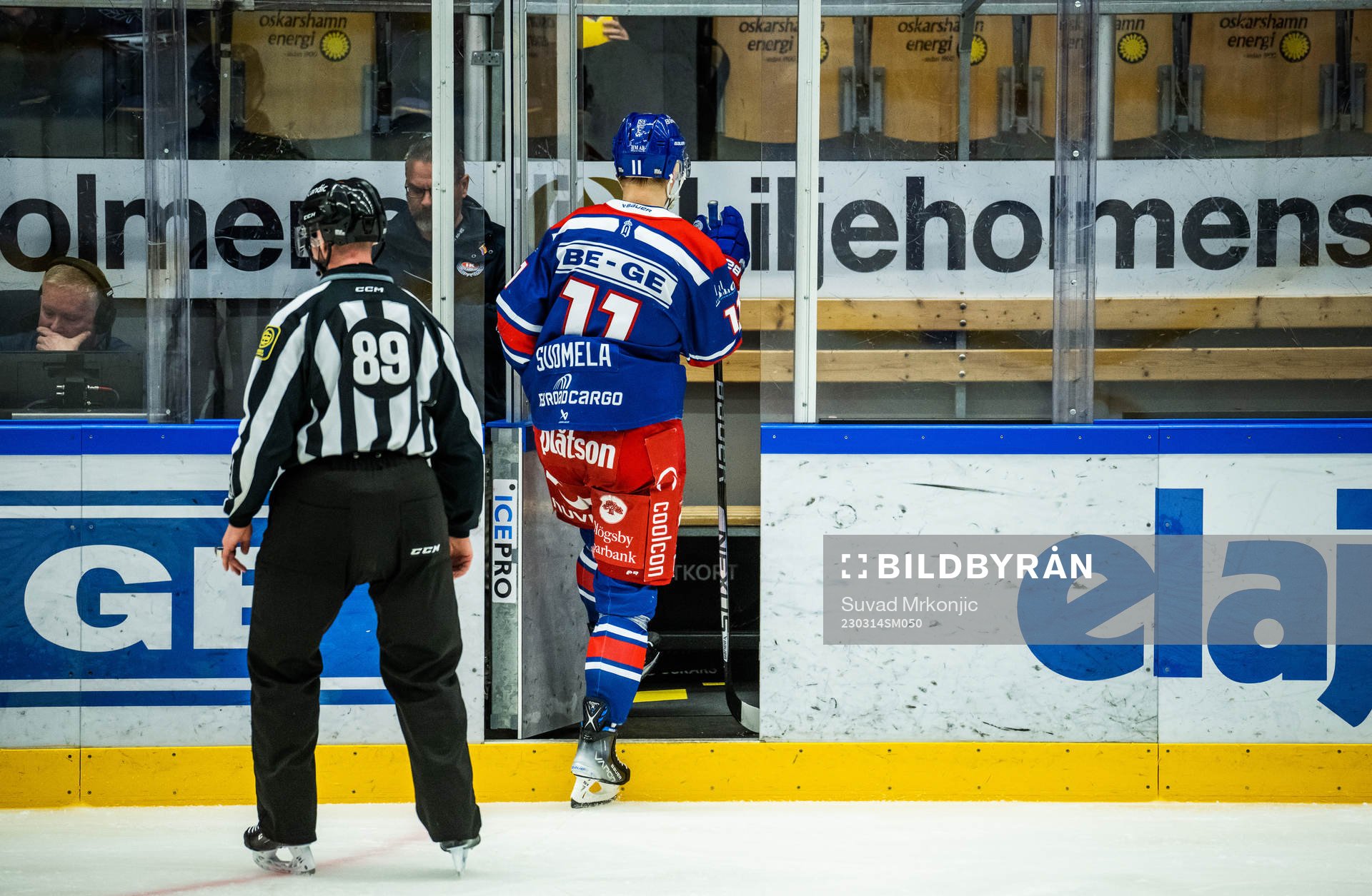 Oskarshamns Antti Suomela blir utvisad
