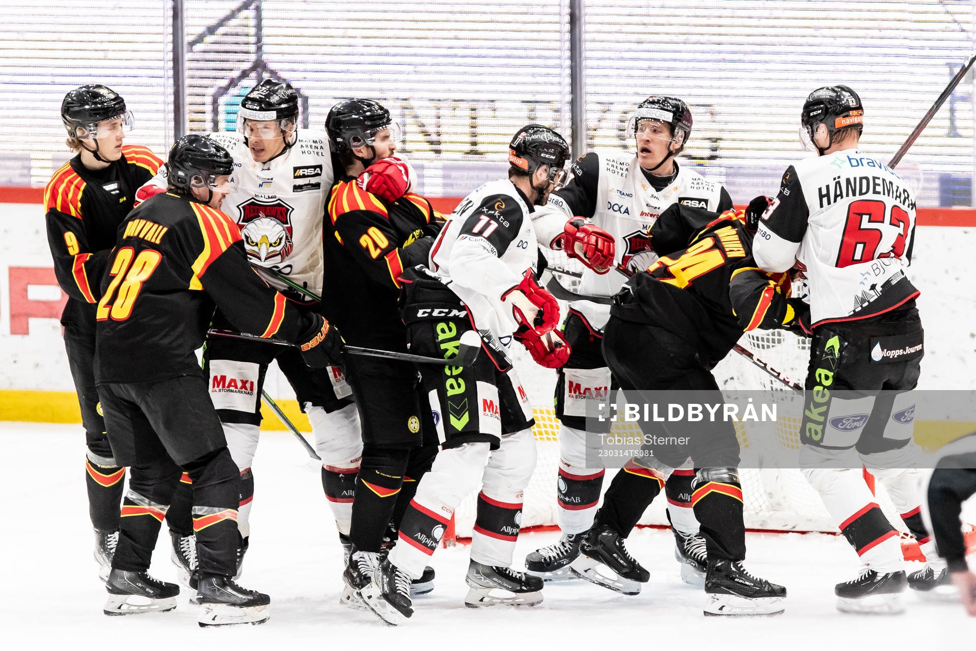 Malmö Redhawks Oliver Lauridsen, Markus Lauridsen, Emil