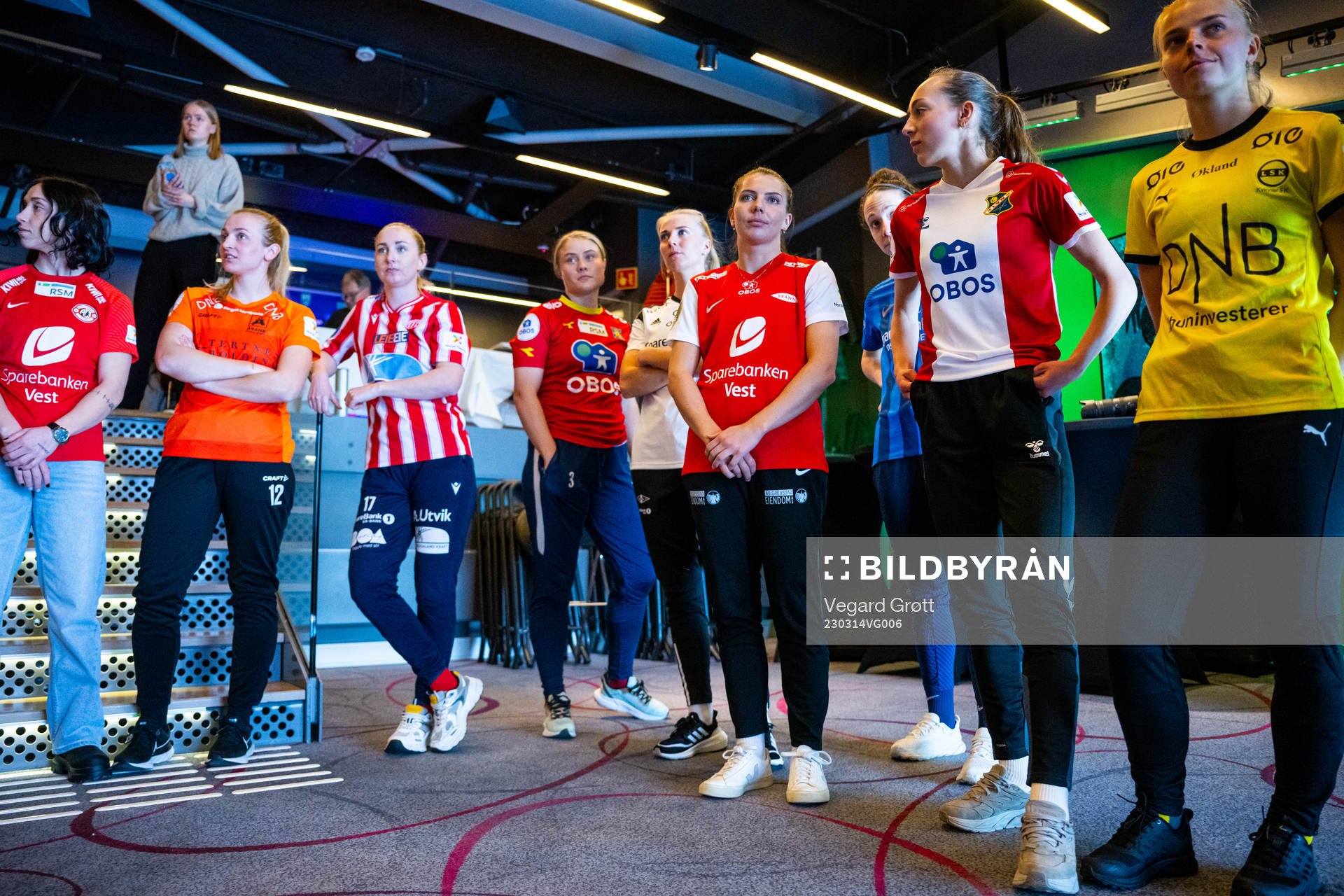 Cecilie Redisch Kvamme of Brann and players