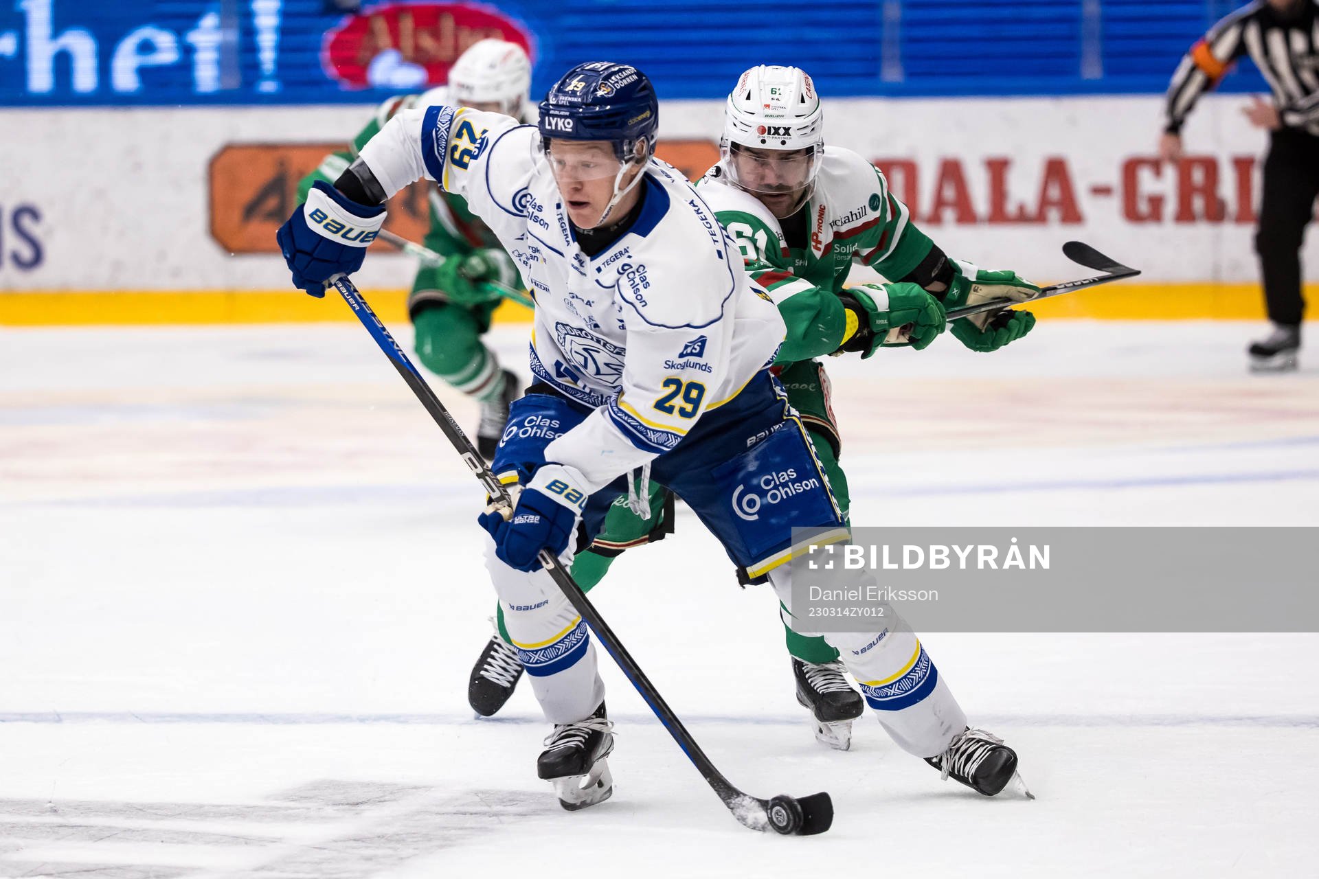 Leksands Emil Heineman och Rögles Ludvig Larsson