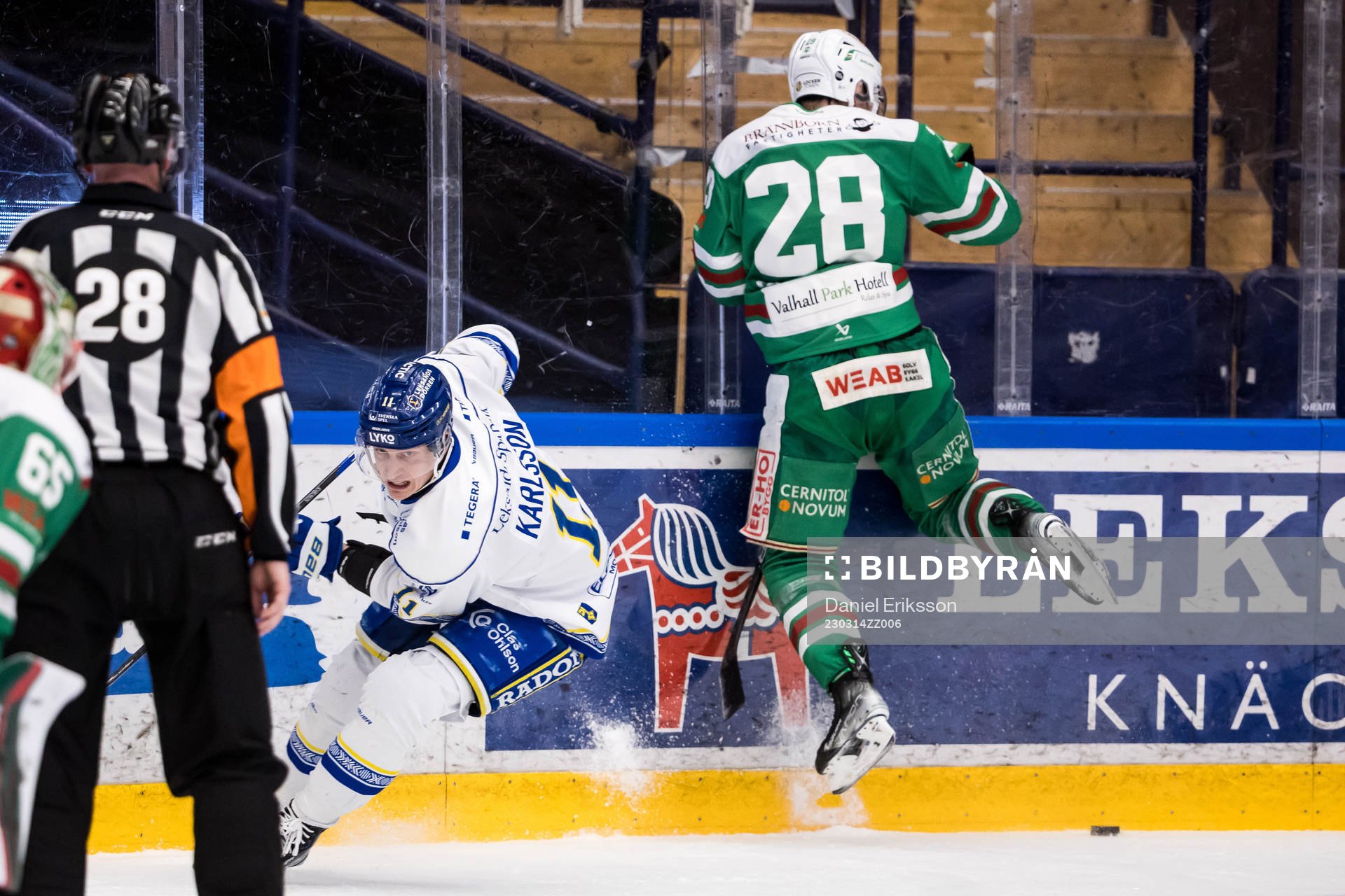 Leksands Martin Karlsson och Rögles Anton Bengtsson