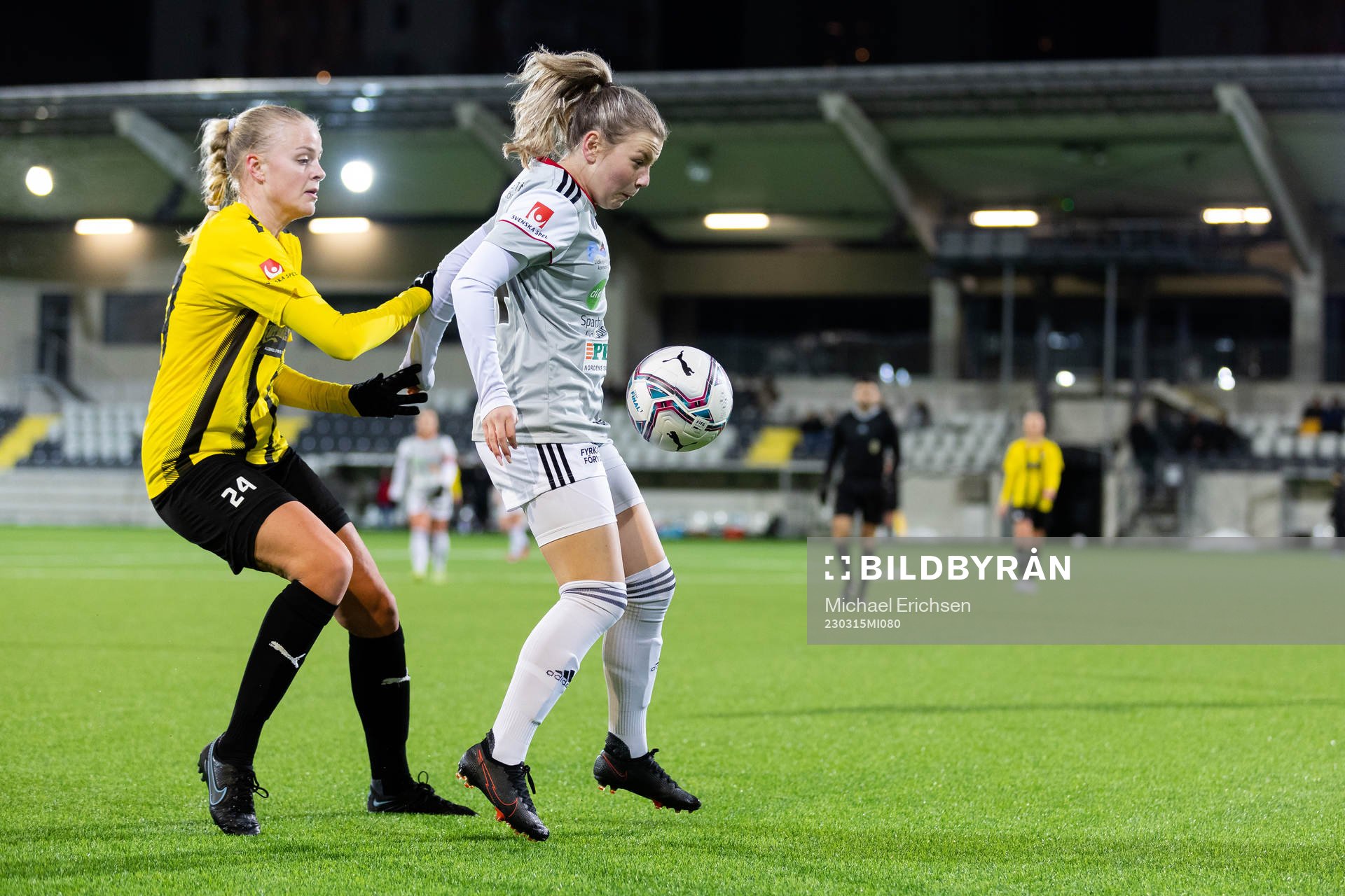 Häckens Agnes Jelander och Lidköpings Therese Pettersson