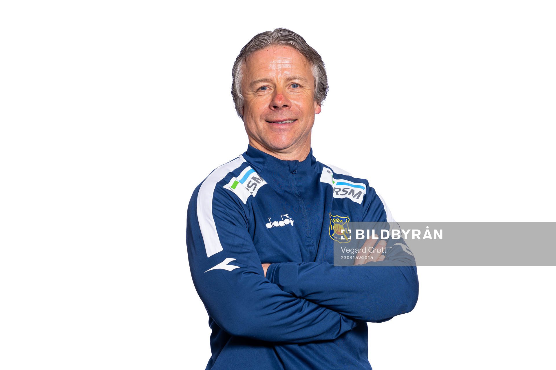 Geir Nordby, head coach of Røa, poses for a portrait