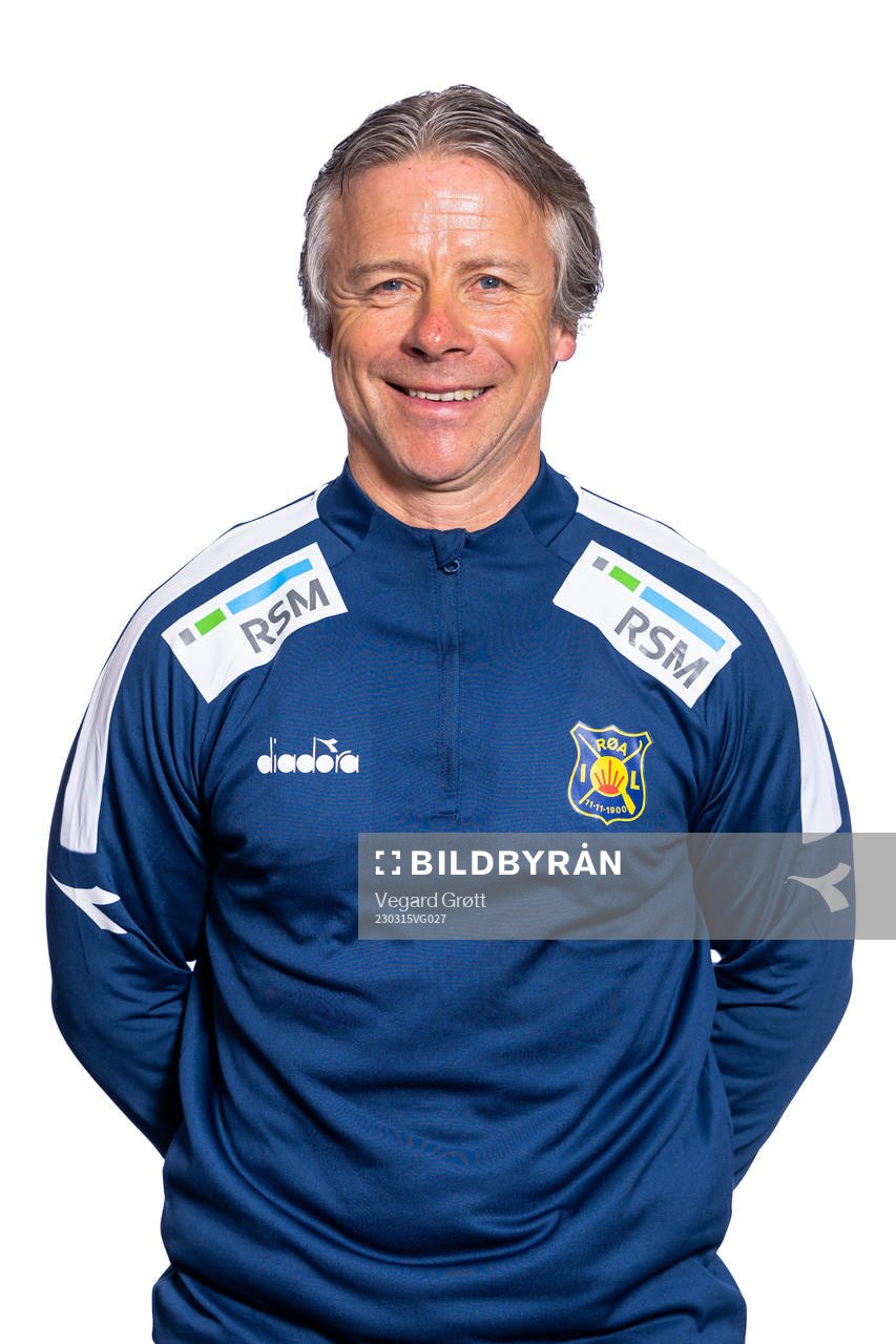 Geir Nordby, head coach of Røa, poses for a portrait