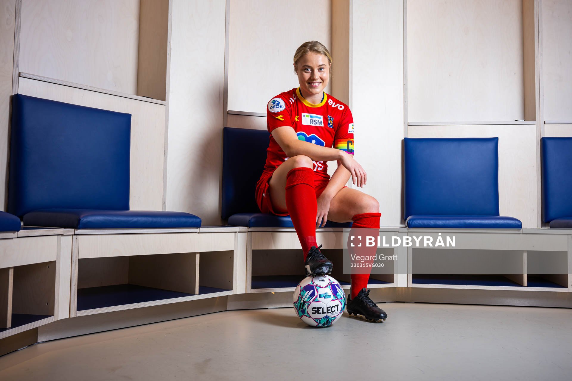 Sarah Suphellen of Røa poses for a portrait