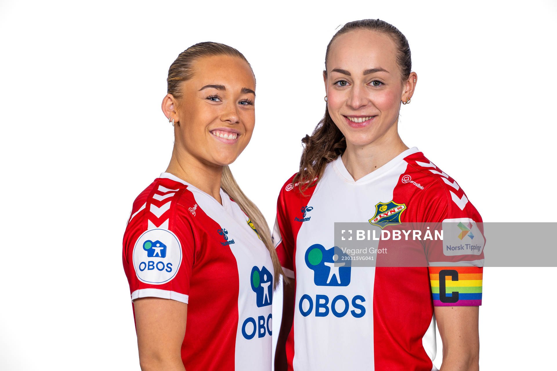 Julie Jorde and Emilie Raaum Closs of Lyn pose for a