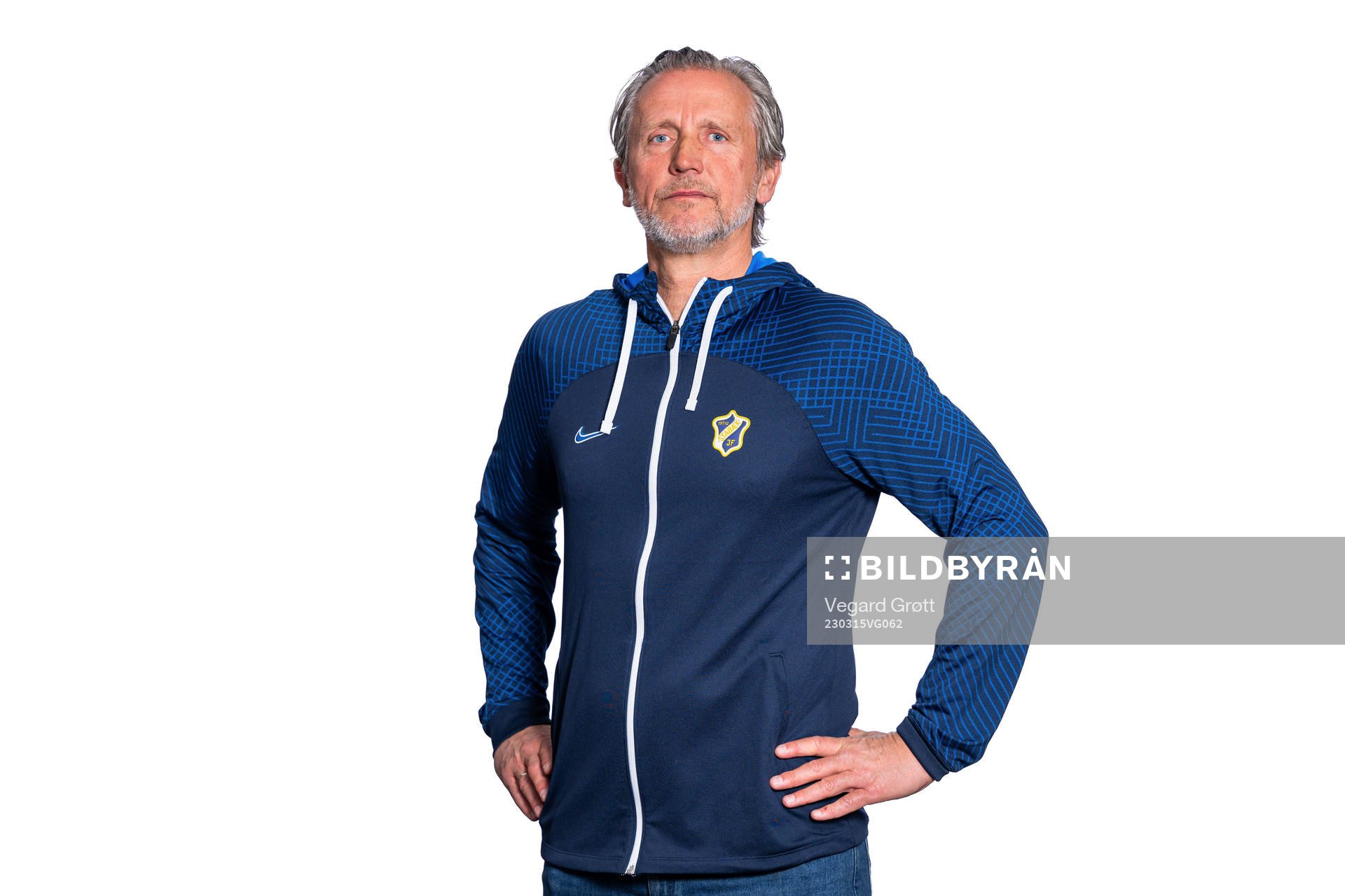 Petter Belsvik, head coach of Stabæk, poses for a portrait
