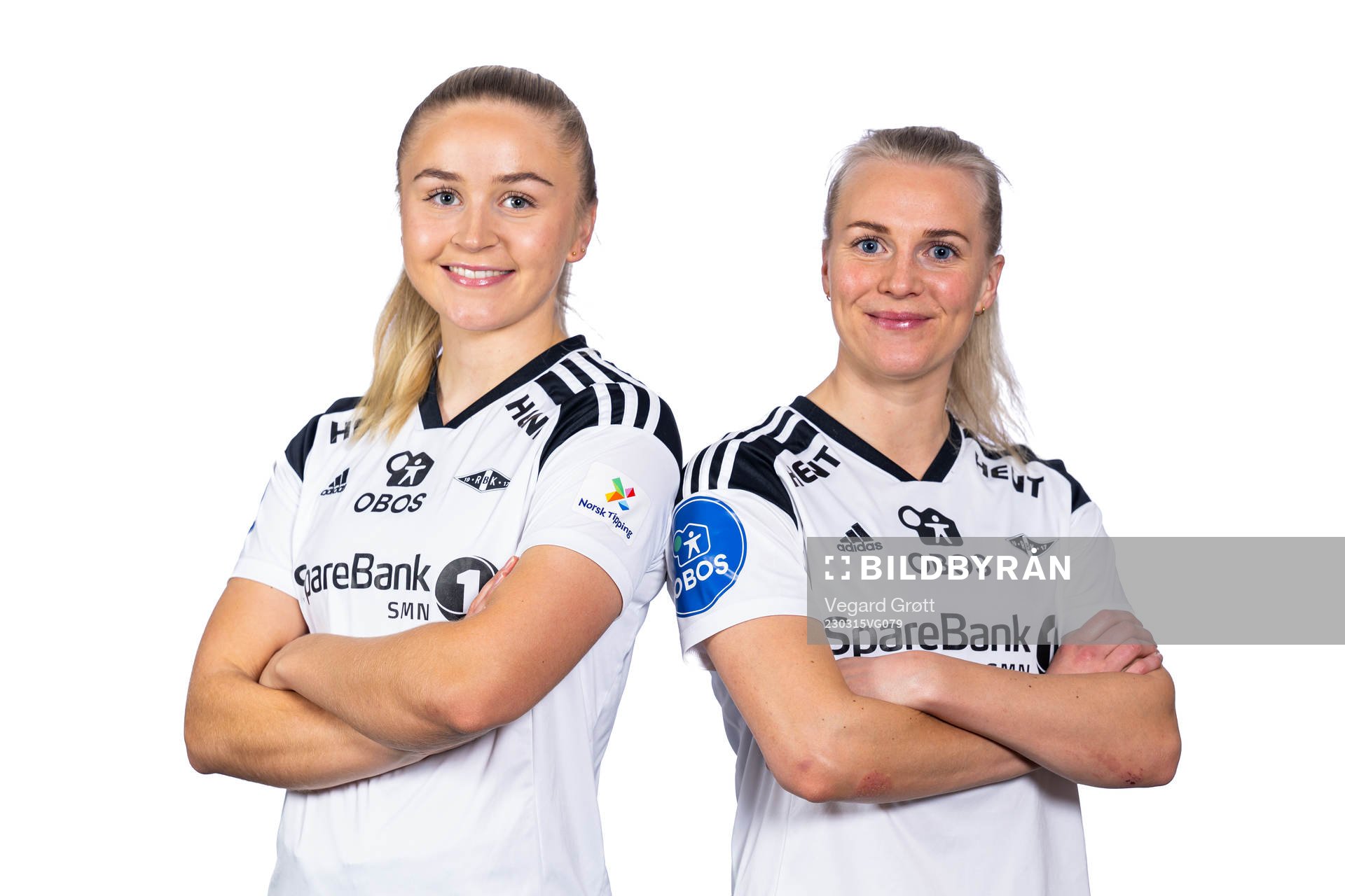 Anna Jøsendal and Mali Lilleås Næss of Rosenborg pose