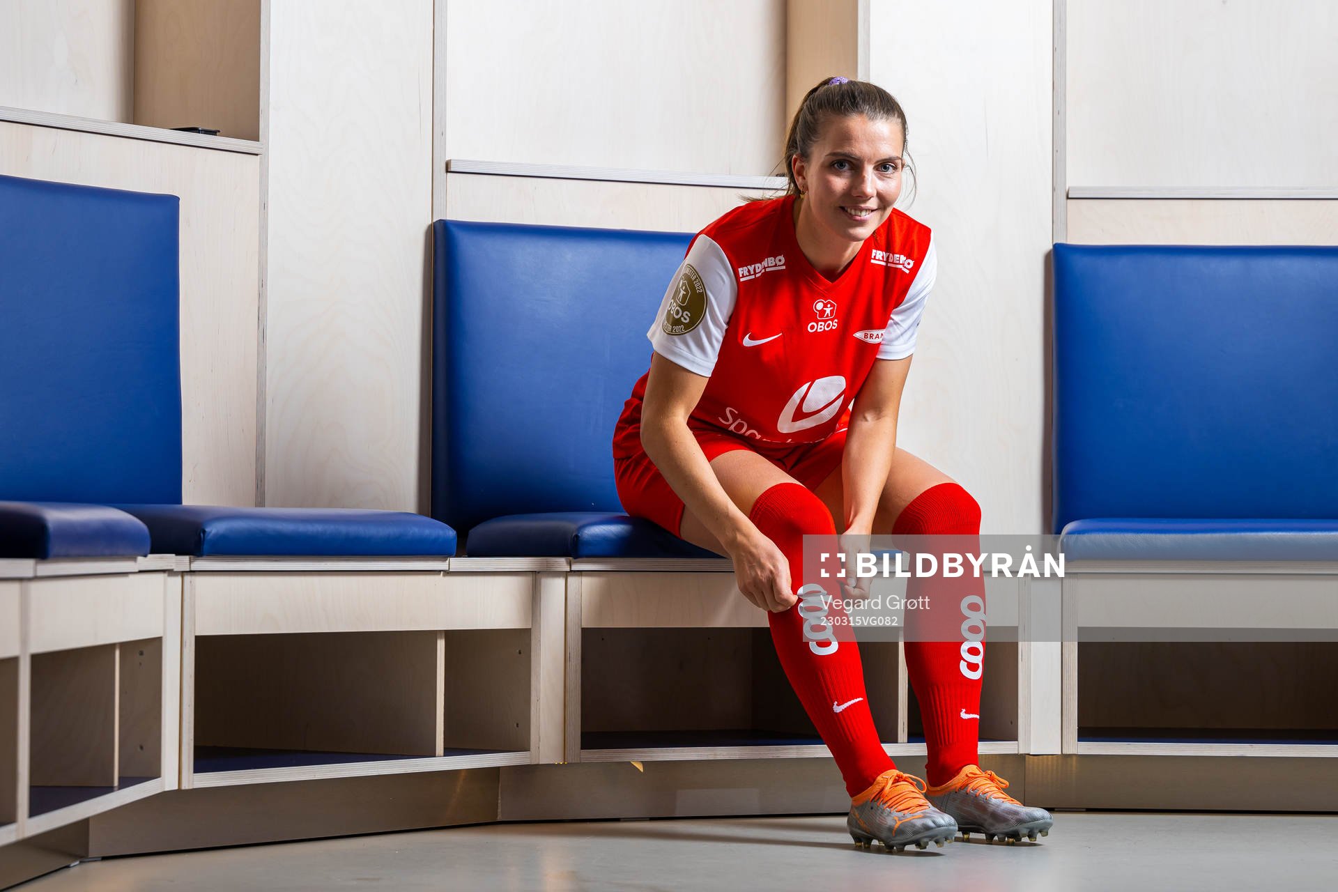 Cecilie Redisch Kvamme of Brann poses for a portrait