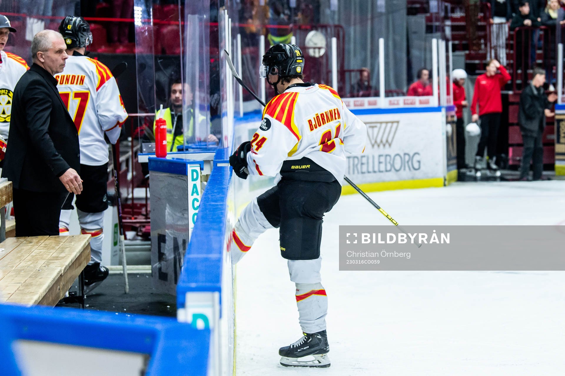 Brynäs Hannes Björninen deppar