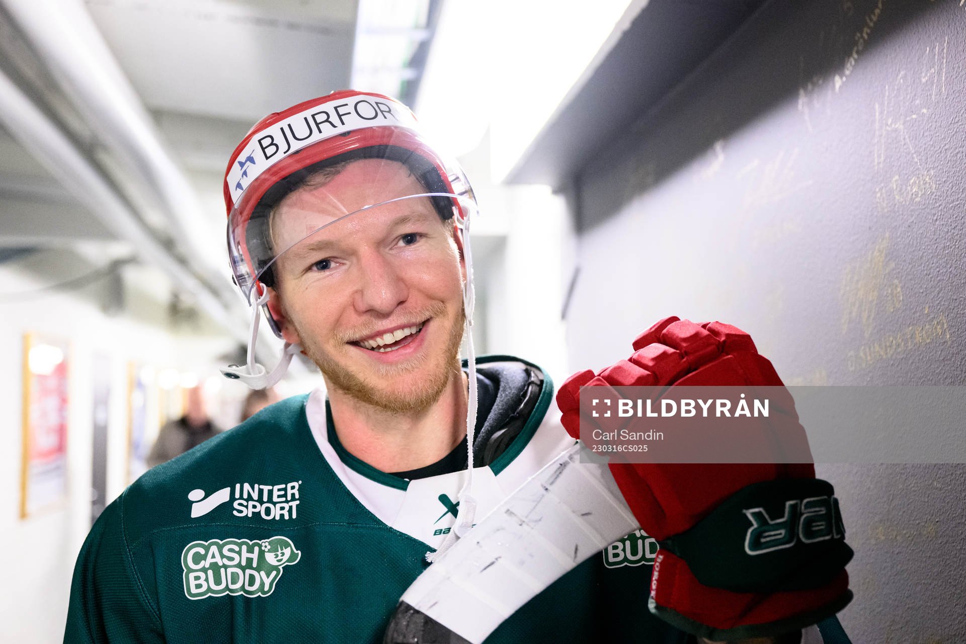 Andreas Borgman blir intervjuad
