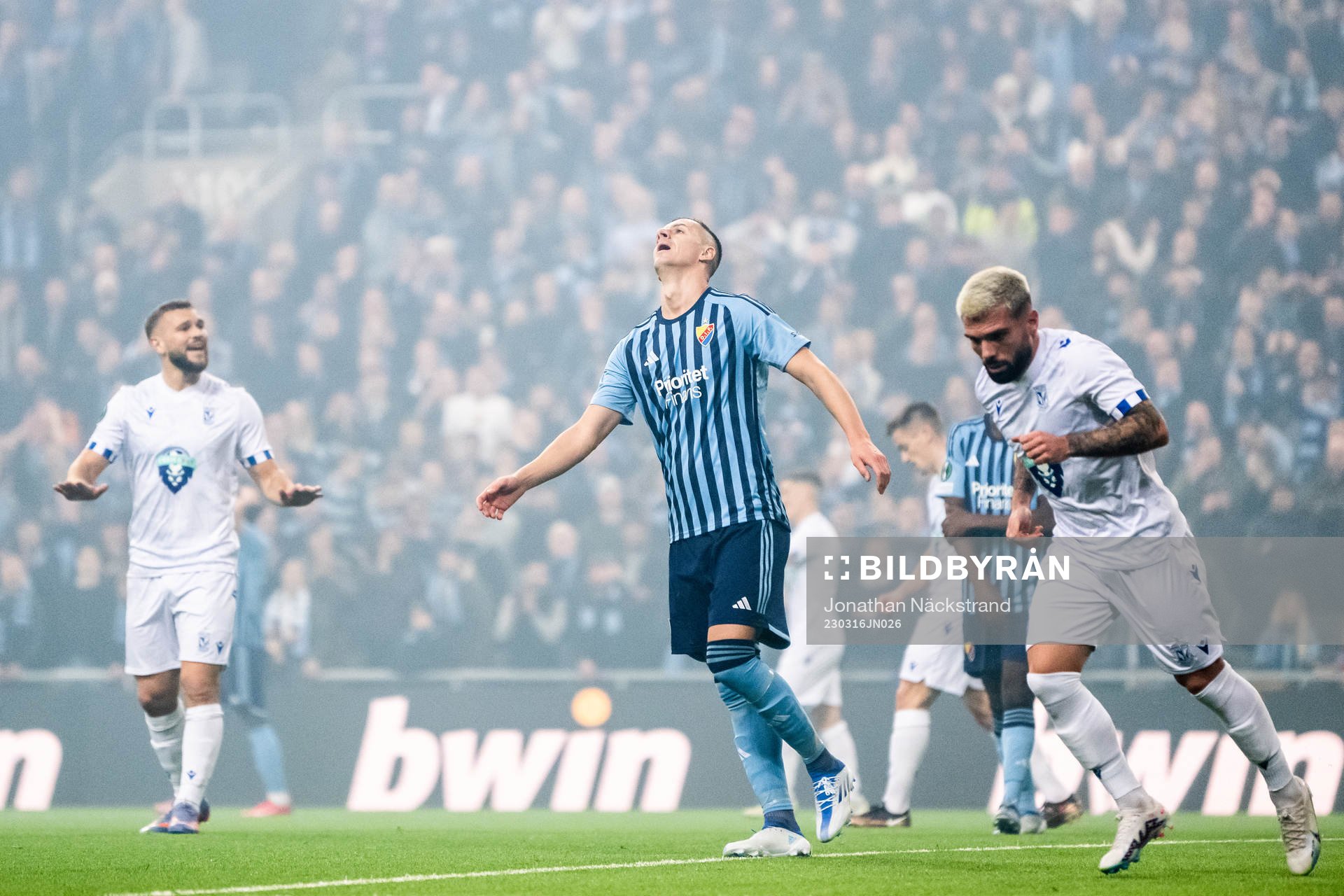 Haris Radetinac of Djurgården looks dejected