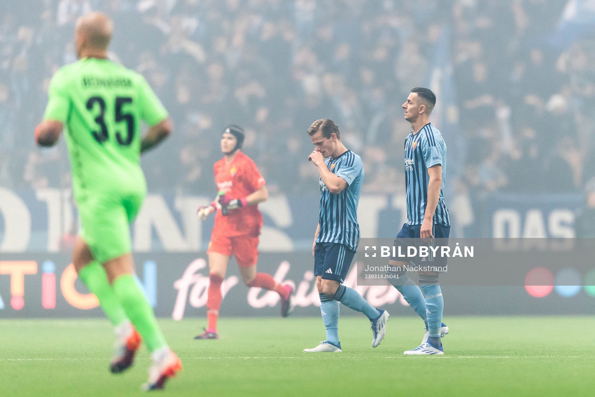 Haris Radetinac of Djurgården looks dejected