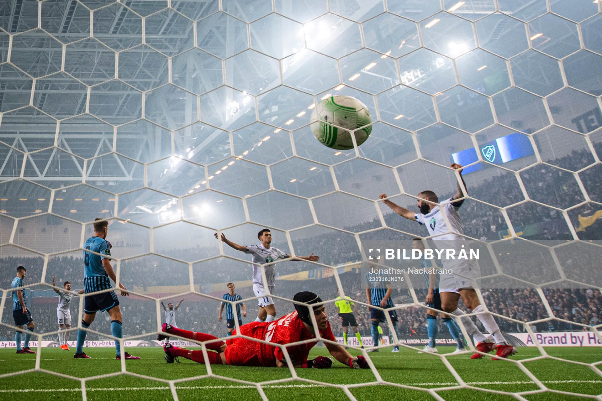 Filip Marchwinski of Lech Poznan celebrates with his