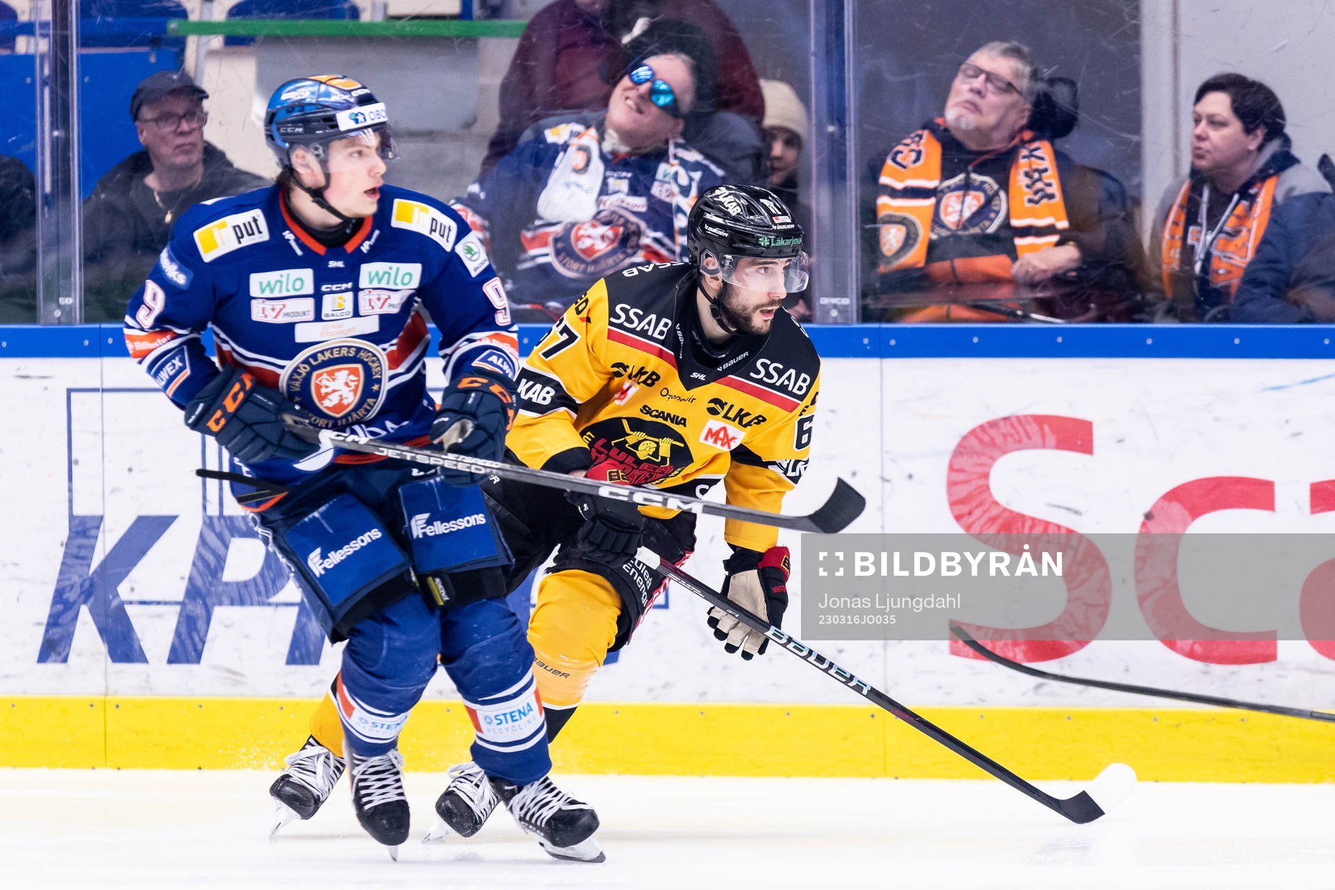 Växjös Victor Stjernborg och Luleås Konstantin Komarek