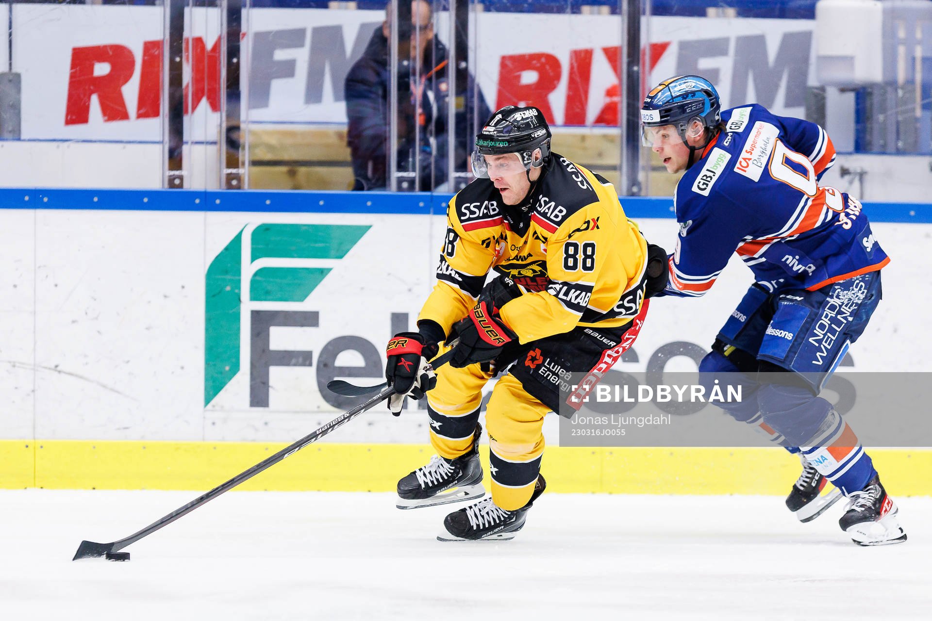Luleås Joonas Rask och Växjös Victor Stjernborg