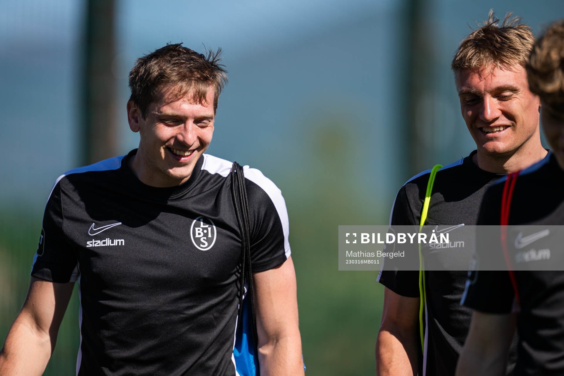 Philip Andersson och målvakt Svante Hildeman